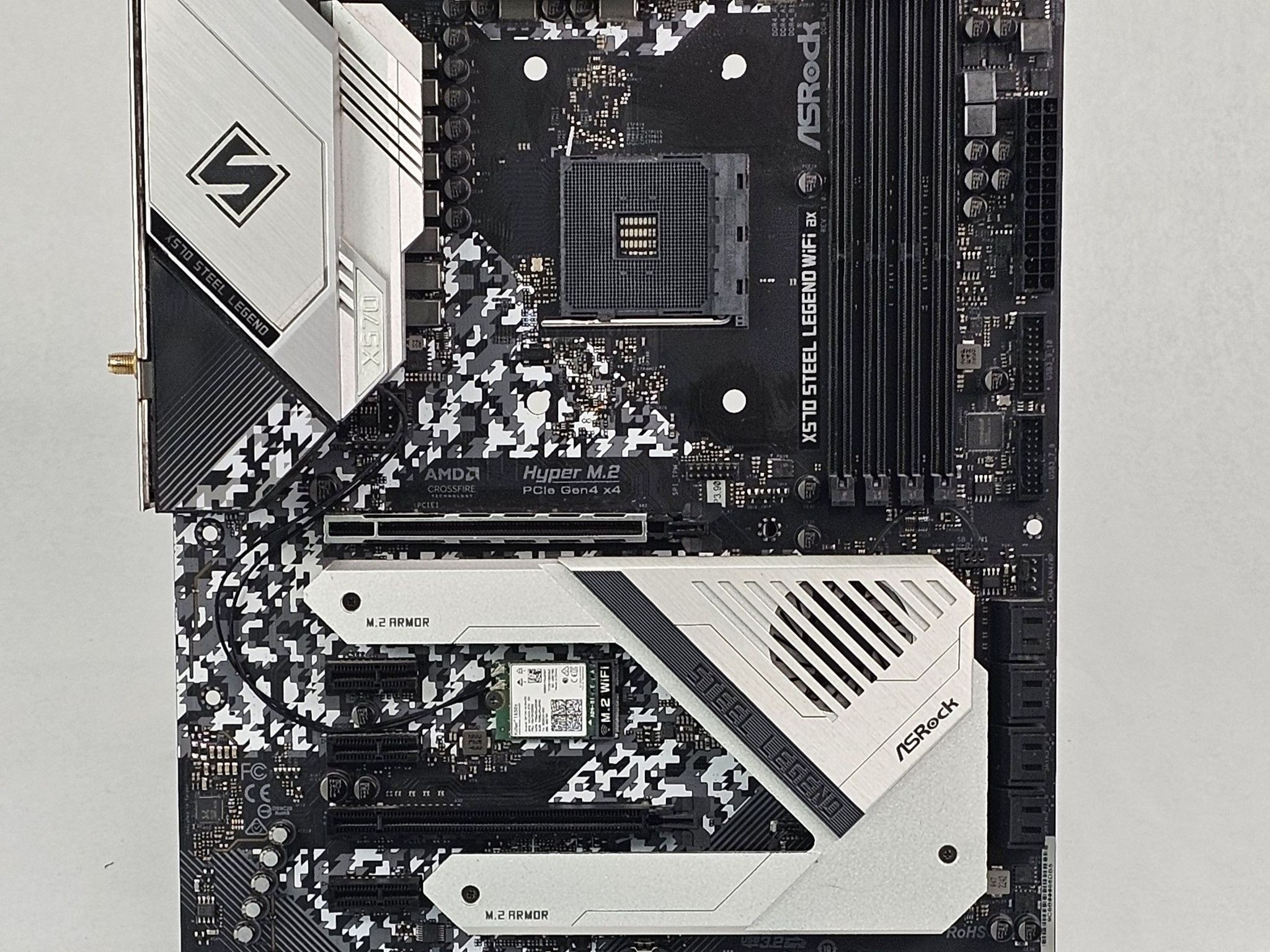 ASRock X570 Steel Legend WiFi ax AMD AM4 DDR4 ATX Motherboard