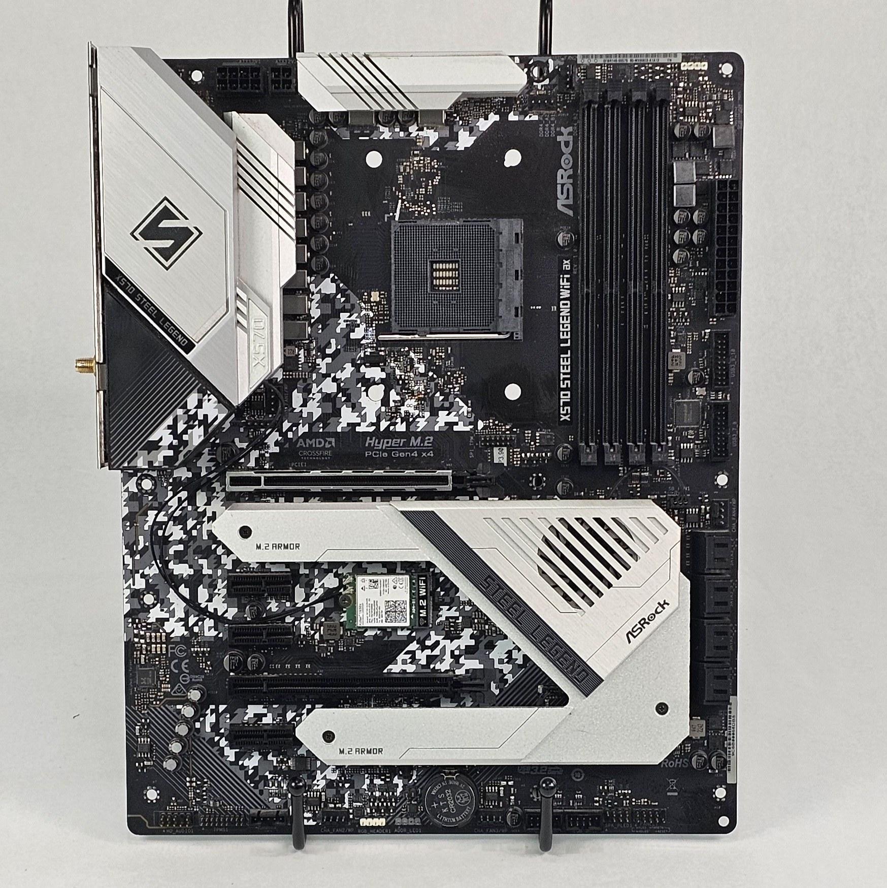 ASRock X570 Steel Legend WiFi ax AMD AM4 DDR4 ATX Motherboard