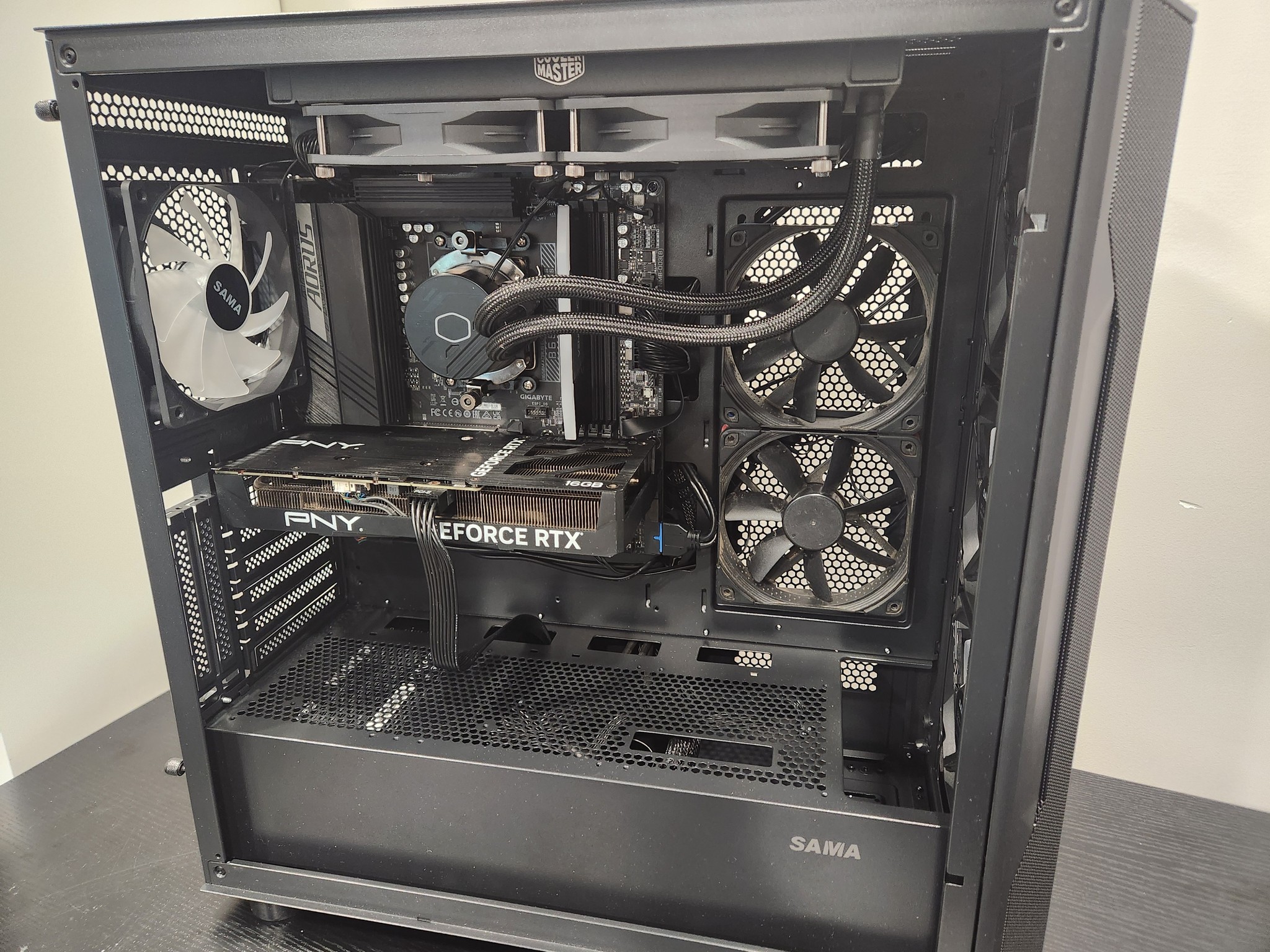THE BLUE THUNDER 3 RTX 4060 TI 16 gb high end gaming and streaming pc!