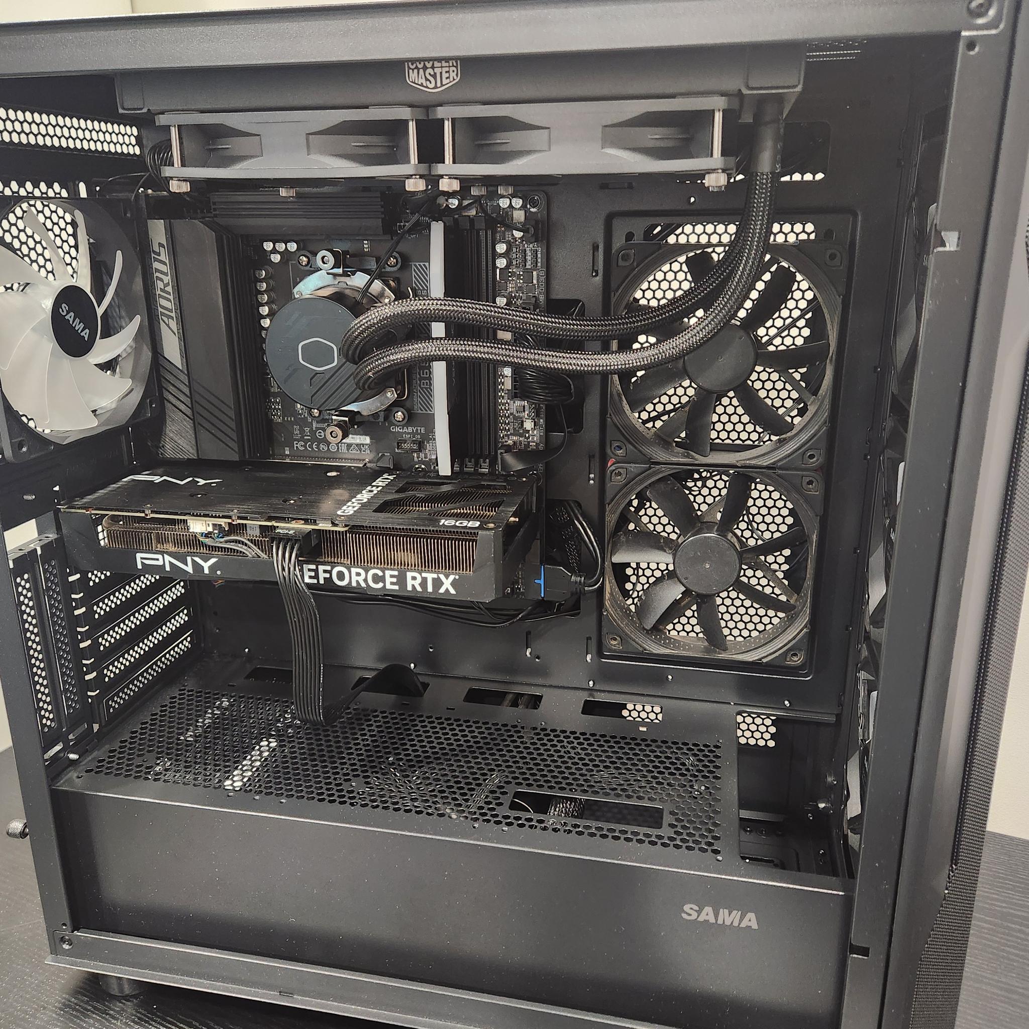 THE BLUE THUNDER 3 RTX 4060 TI 16 gb high end gaming and streaming pc!