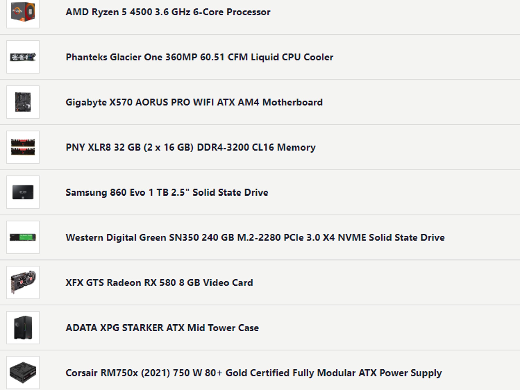 ENTRY Level EASILY Upgradable 1080P Ryzen 5 4500 RX 580 Mostly Used System