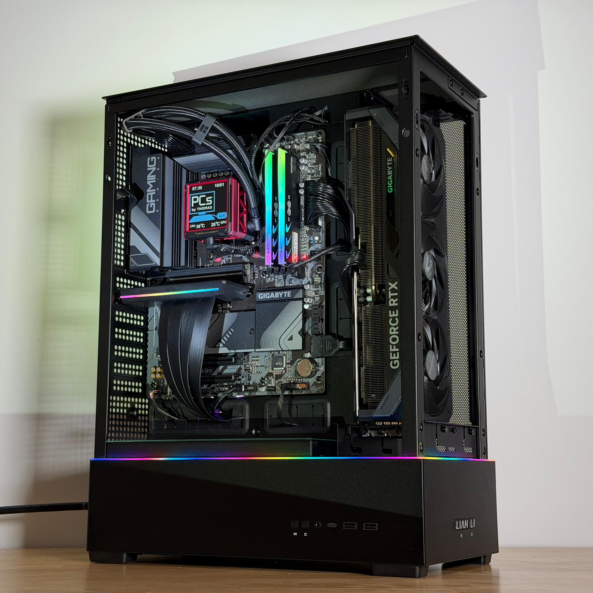 RTX 5070TI Ryzen 7 7800X3D Gaming PC 2TB SSD 32GB RAM