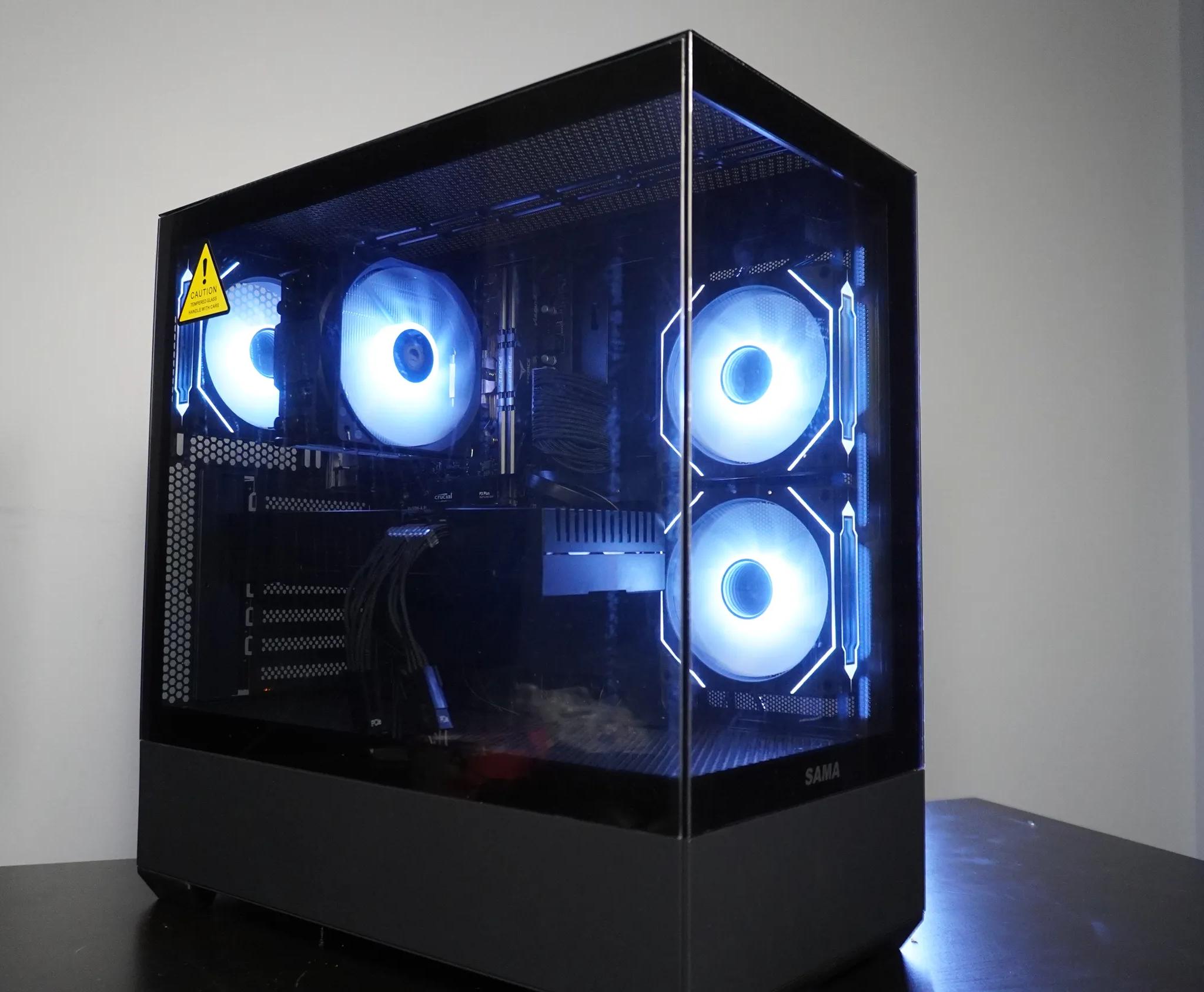 🖤Stealth🖤 1440p/1080p Value for 💲 PC |  🧡RX 5700XT 🧡Ryzen 5 5600 | 16GB RAM 💪| 1TB NVME 🔥