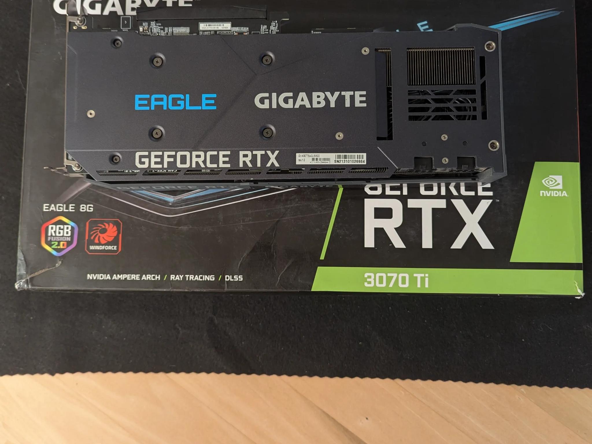 🦅 3070 Ti Gigabyte RTX Eagle – Solid 1440p Gaming with DLSS & RT | Clean & Tested 🔹