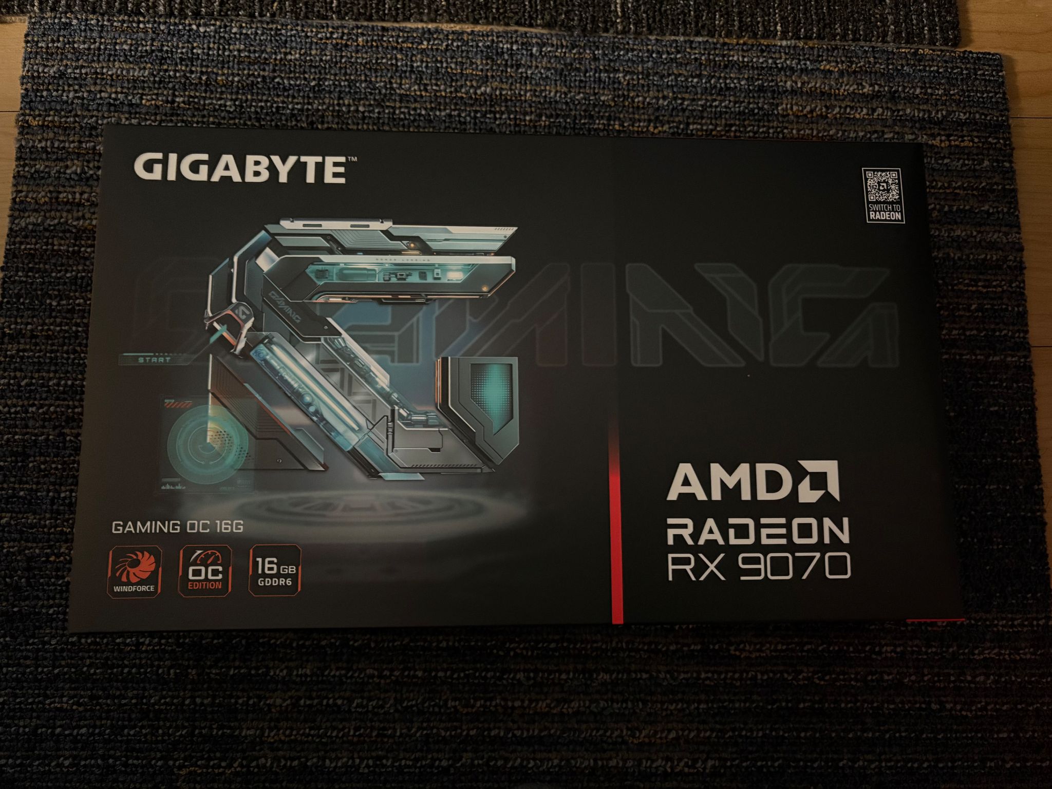 GIGABYTE Gaming Radeon RX 9070 16GB OC