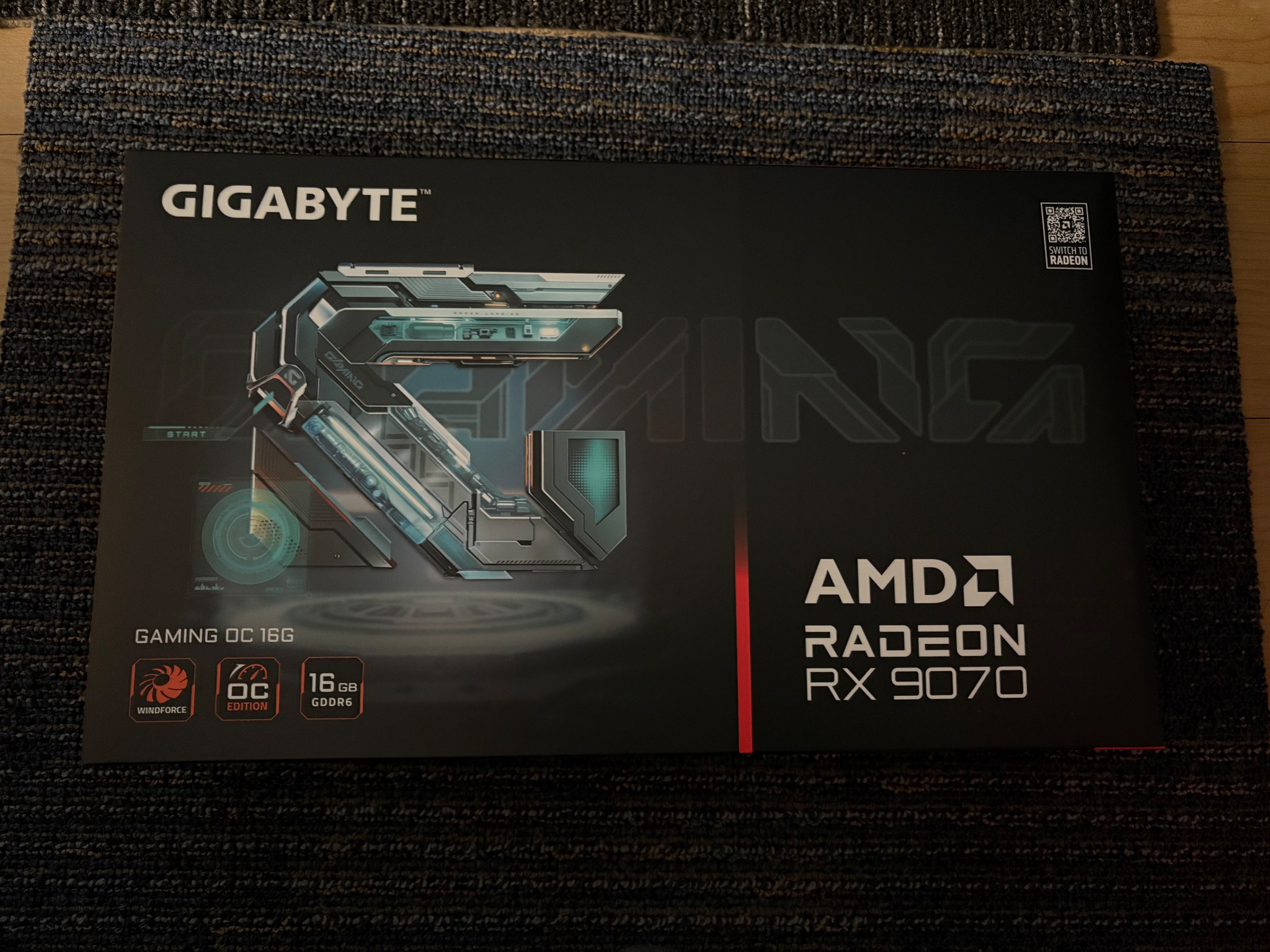 GIGABYTE Gaming Radeon RX 9070 16GB OC
