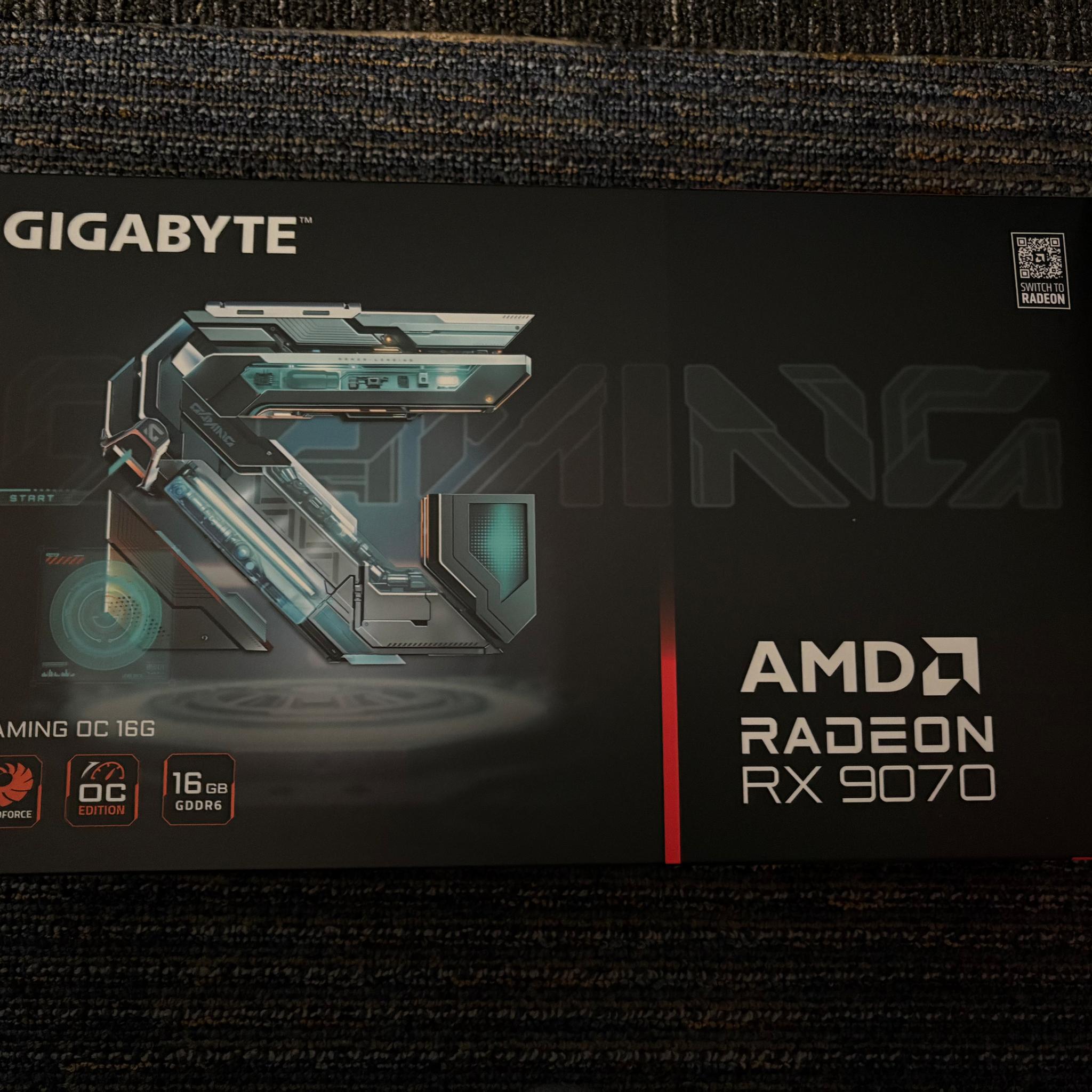 GIGABYTE Gaming Radeon RX 9070 16GB OC