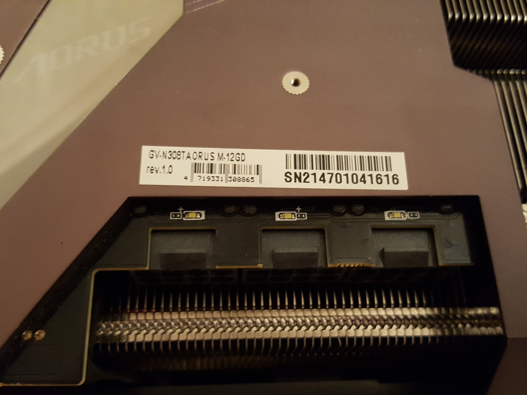 RTX 3080 Ti 12GB Gigabyte AORUS MASTER