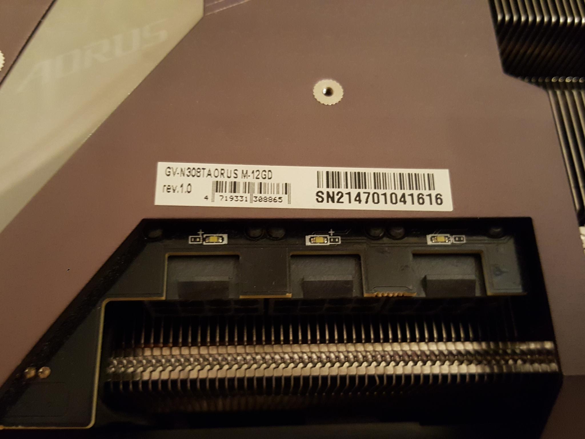 RTX 3080 Ti 12GB Gigabyte AORUS MASTER