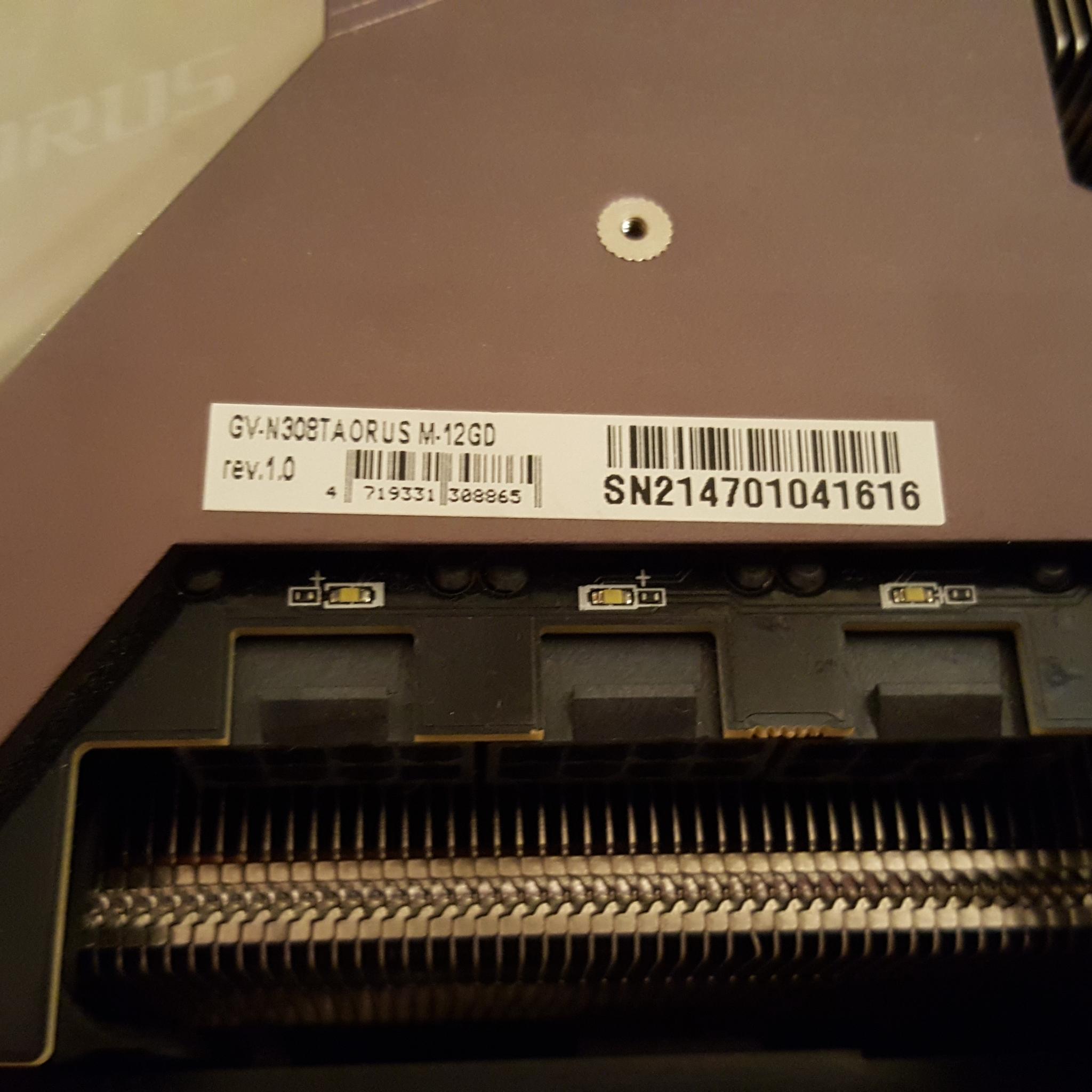 RTX 3080 Ti 12GB Gigabyte AORUS MASTER