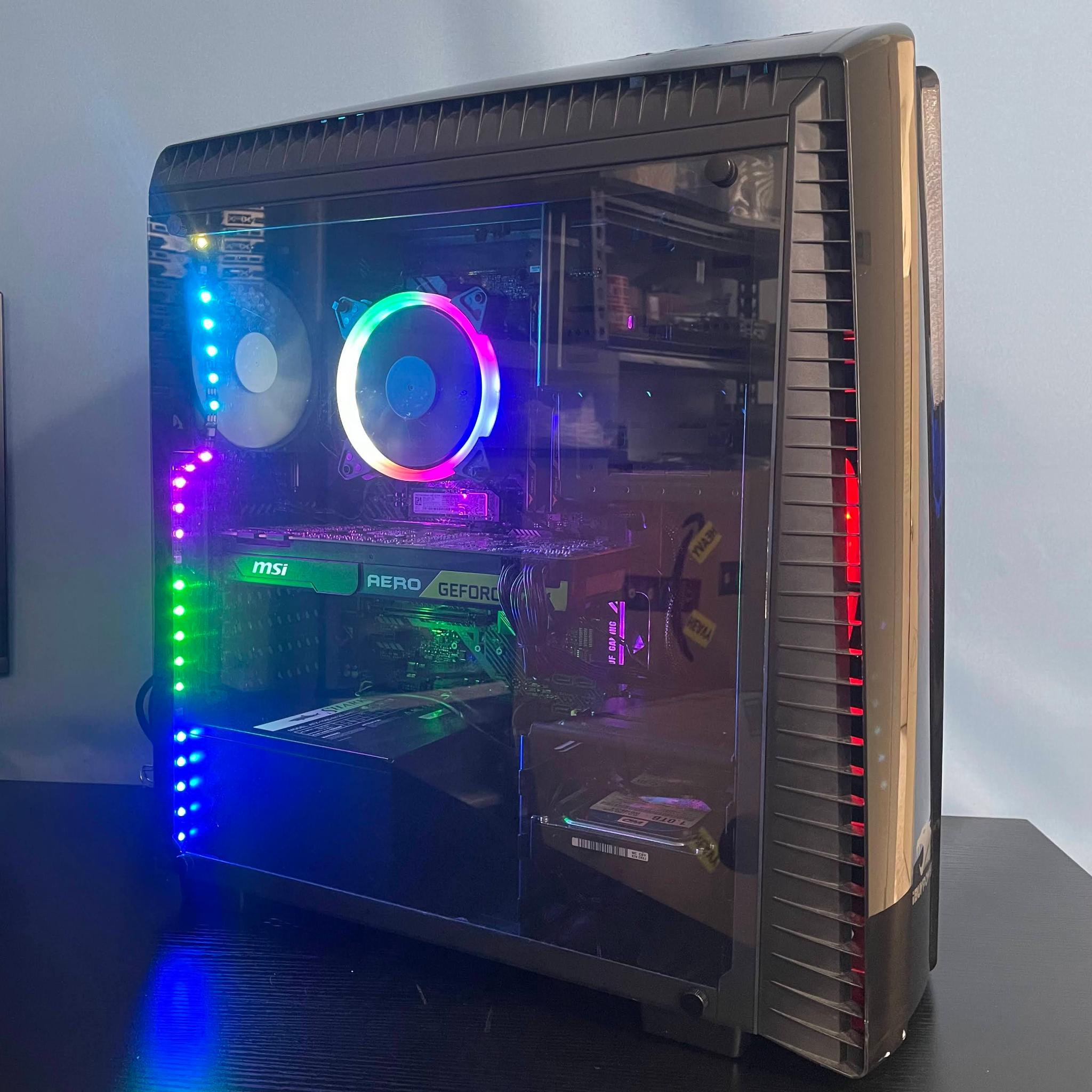 Ryzen 5 GTX1080Ti Strong Gaming PC | GTX 1080Ti / 16GB / 1.2TB Win 11 Pro + Wi-Fi