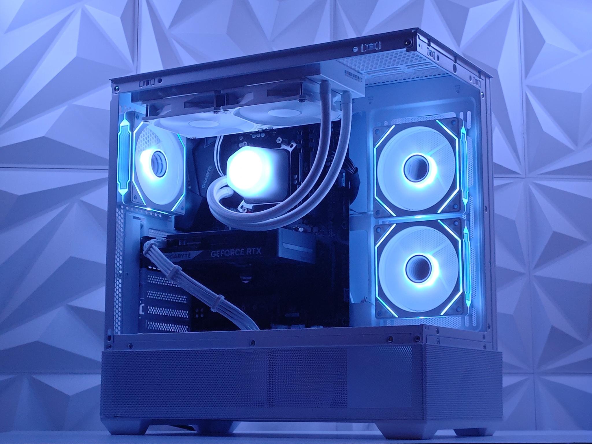 Liquid Cooled Gaming PC | RTX 5060 / Ryzen 5 / 16GB DDR4 / 1TB NVMe / Wi-Fi