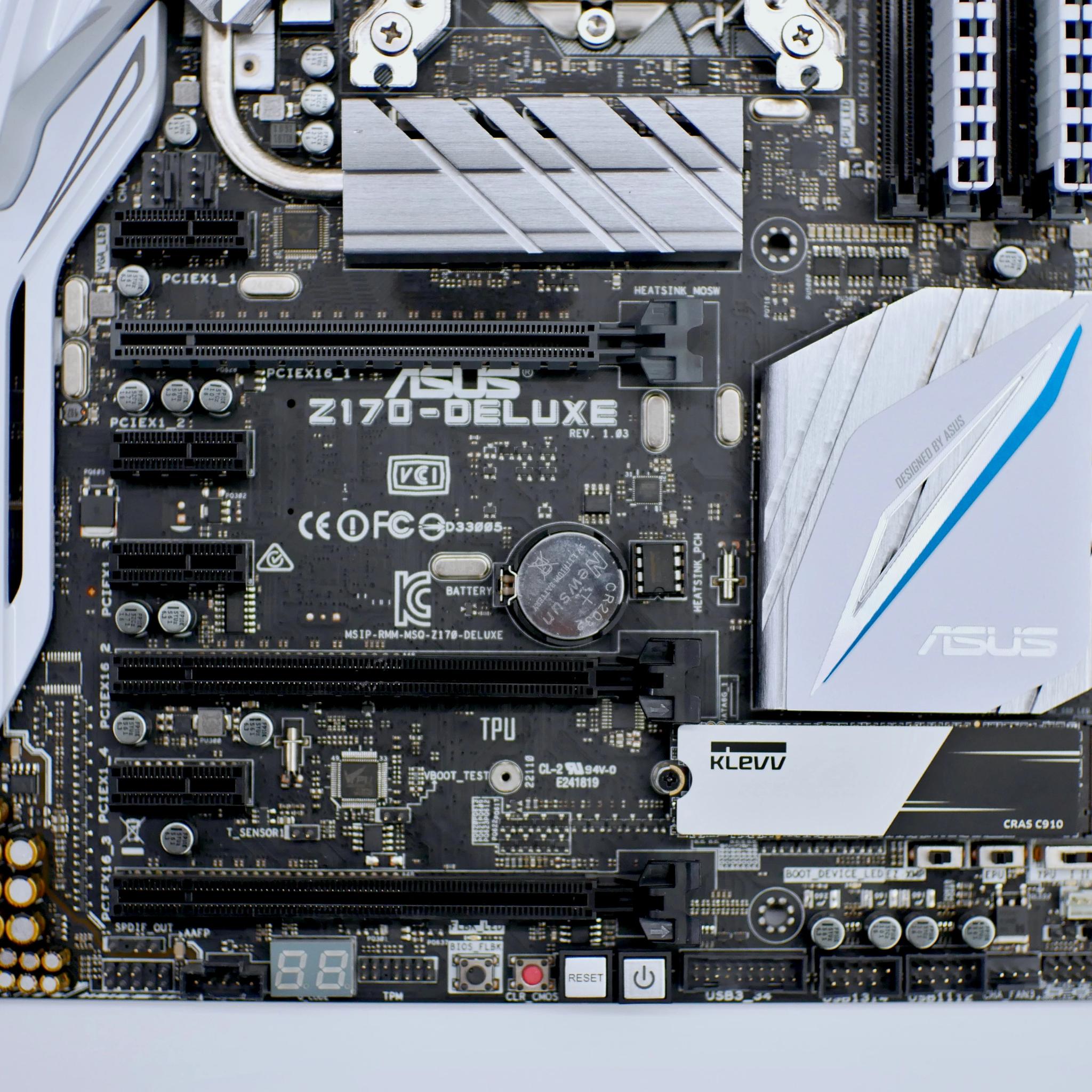 ASUS Z170-DELUXE GAMING LGA 1151 DDR4 ATX, I7 7700 CPU, 16GB, 500GB m.2