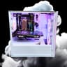 ⚪️White Dragon🐲: RX 580 8GB | Xeon E5-2650 V3 | 16GB DDR4 RAM | 512GB SSD | 4 Fans | White RGB PC