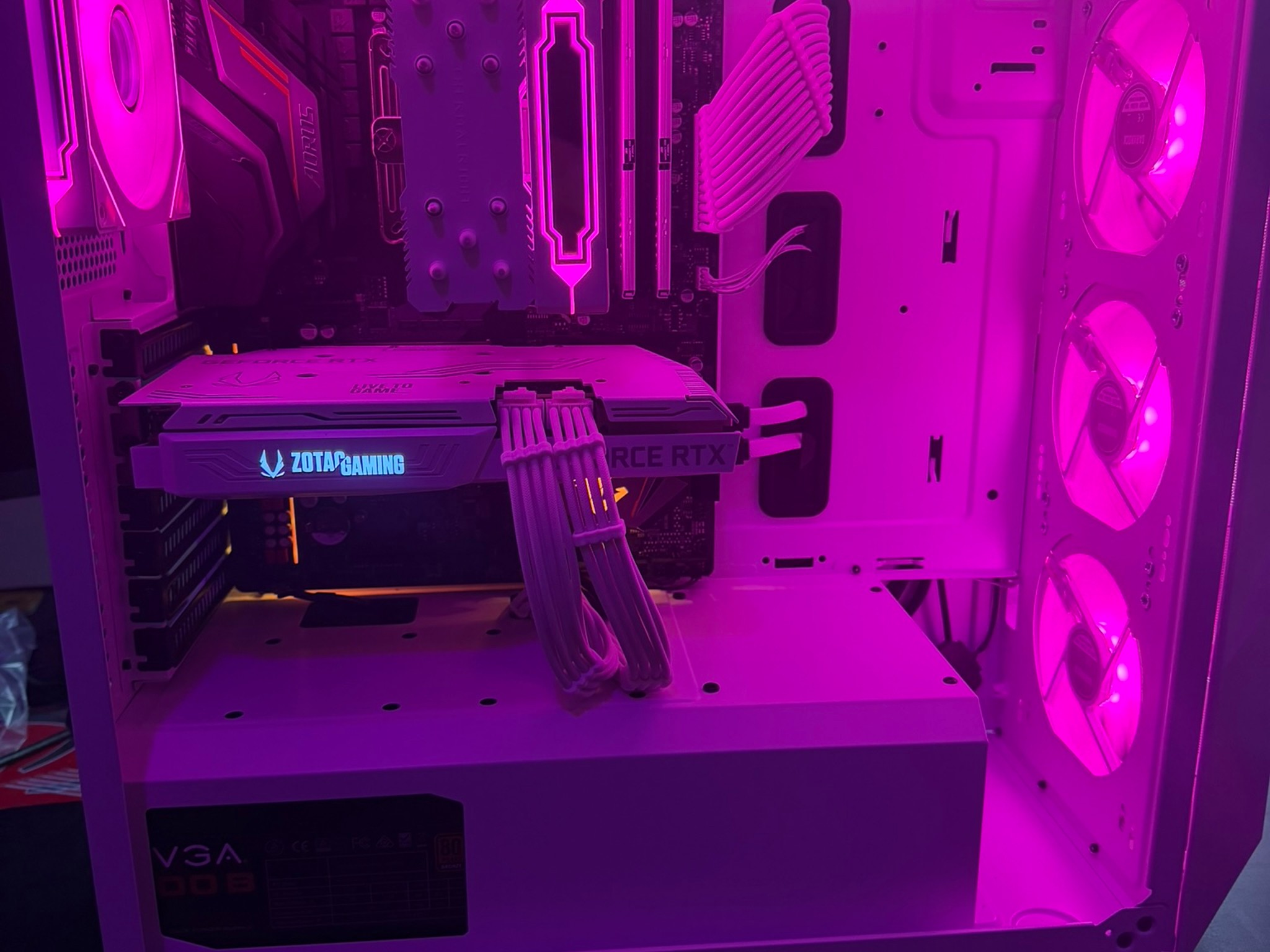 🖥️ Custom White RGB Gaming PC| 7 5800X |  RTX 3060 Ti  | 32GB RAM  |  Ultra-Cooled | 🖥️