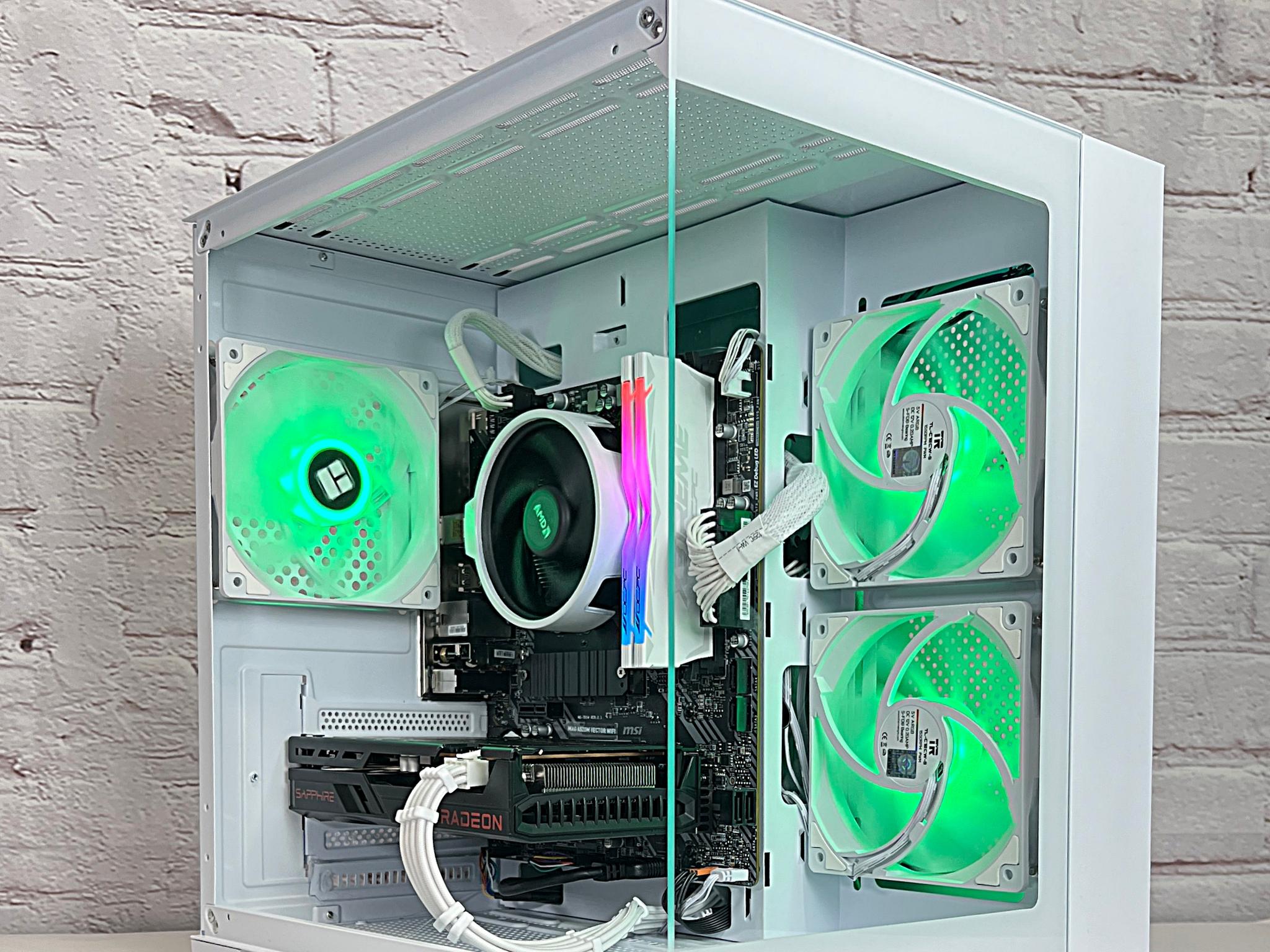 Ryzen 5 3600 RX 6600 16GB RAM 1TB M.2 Wifi 5 Bluetooth Window 10 Gaming PC