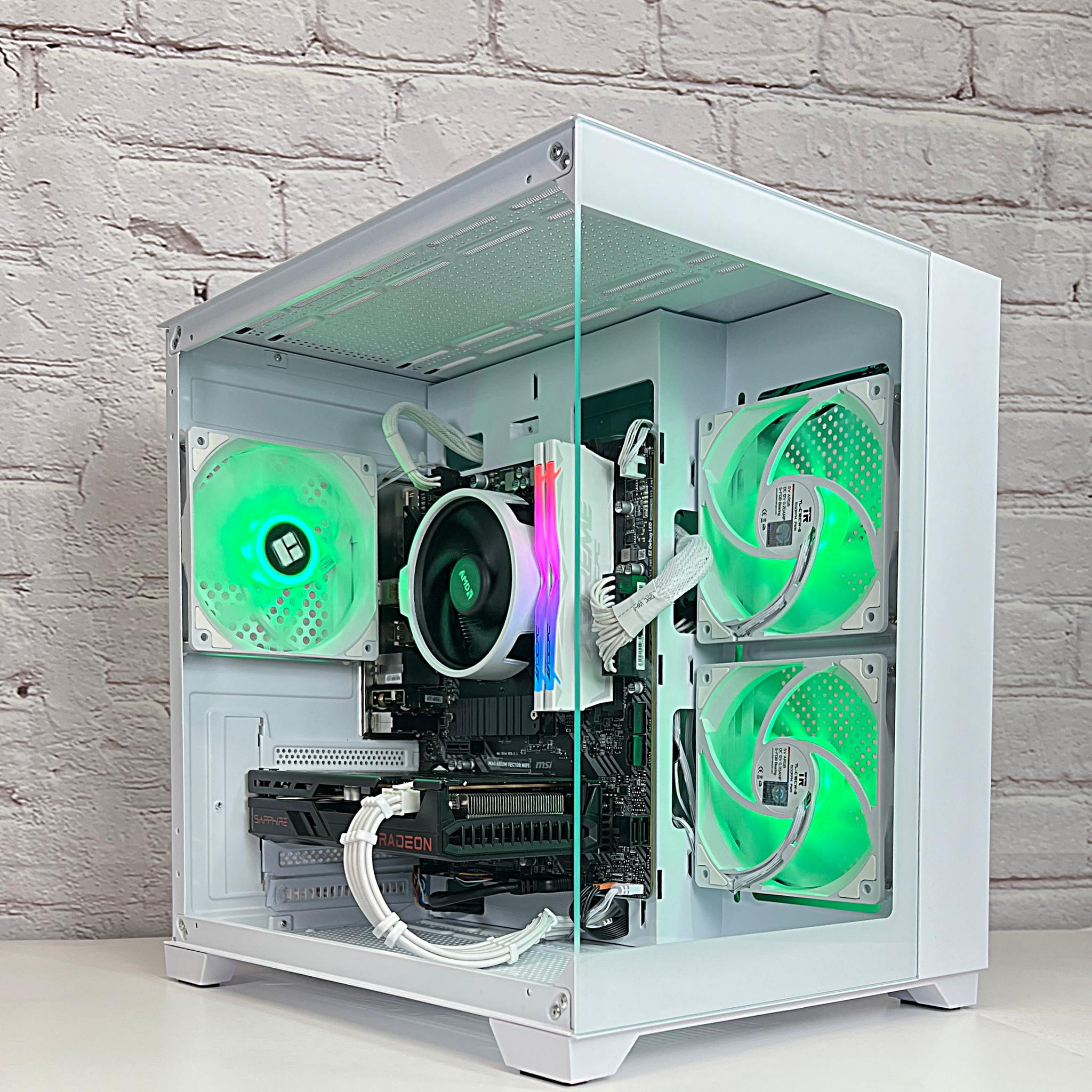Ryzen 5 3600 RX 6600 16GB RAM 1TB M.2 Wifi 5 Bluetooth Window 10 Gaming PC