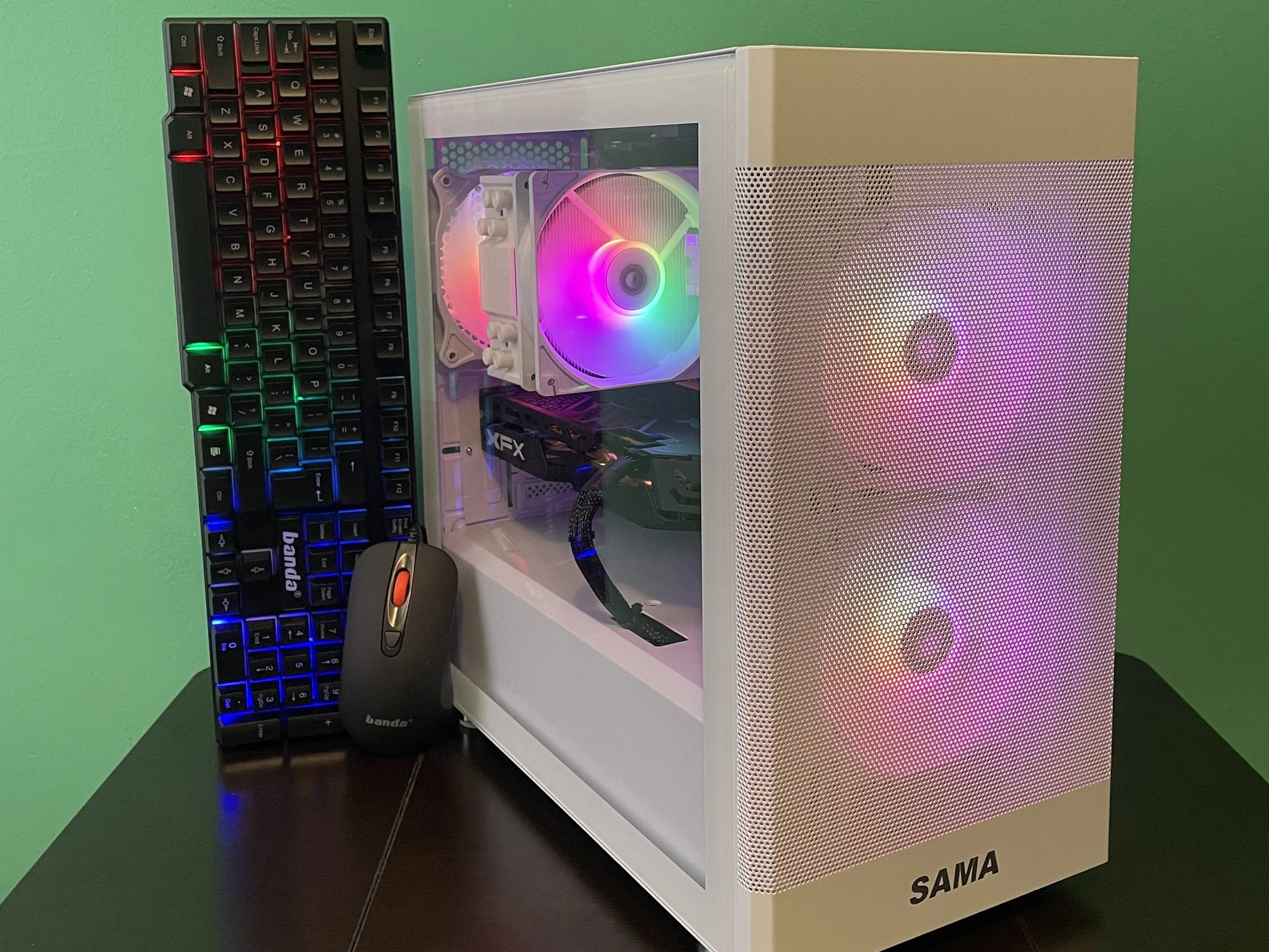 ELITE Glass Gaming PC | Intel i5 / Amd RX580 / 8GB / 600GB Win 10 Pro WiFi