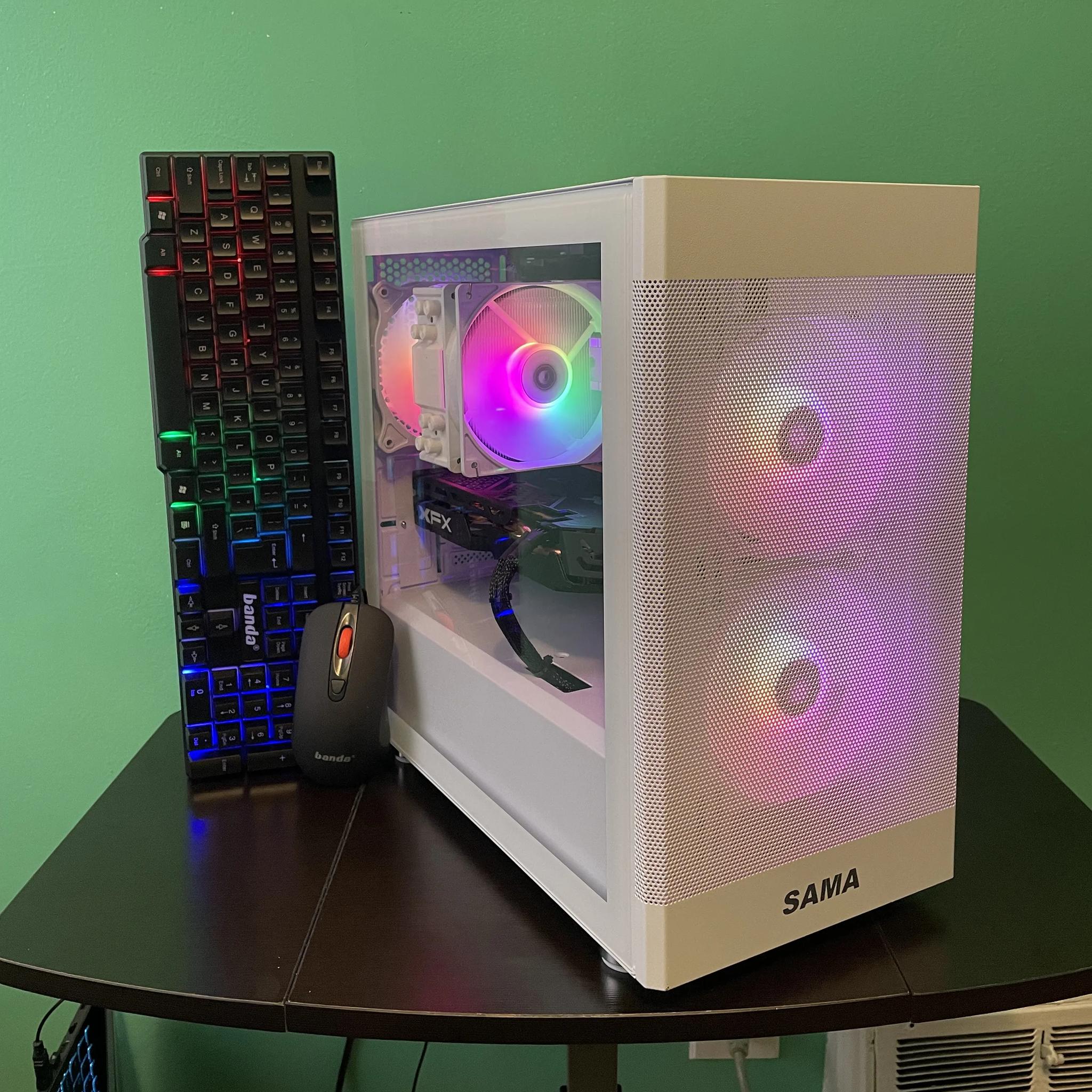 ELITE Glass Gaming PC | Intel i5 / Amd RX580 / 8GB / 600GB Win 10 Pro WiFi