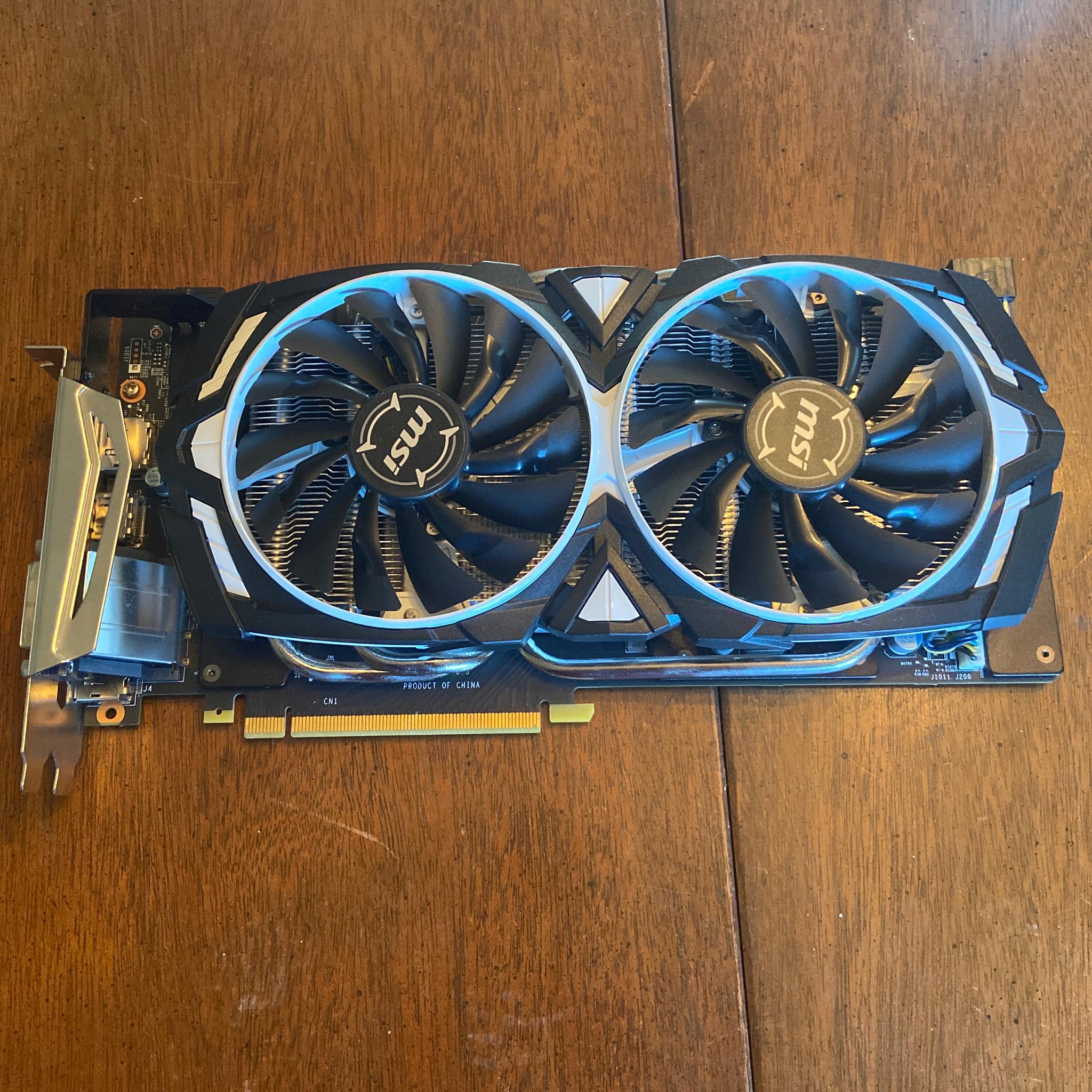 Msi Gtx 1070 8gb armor oc