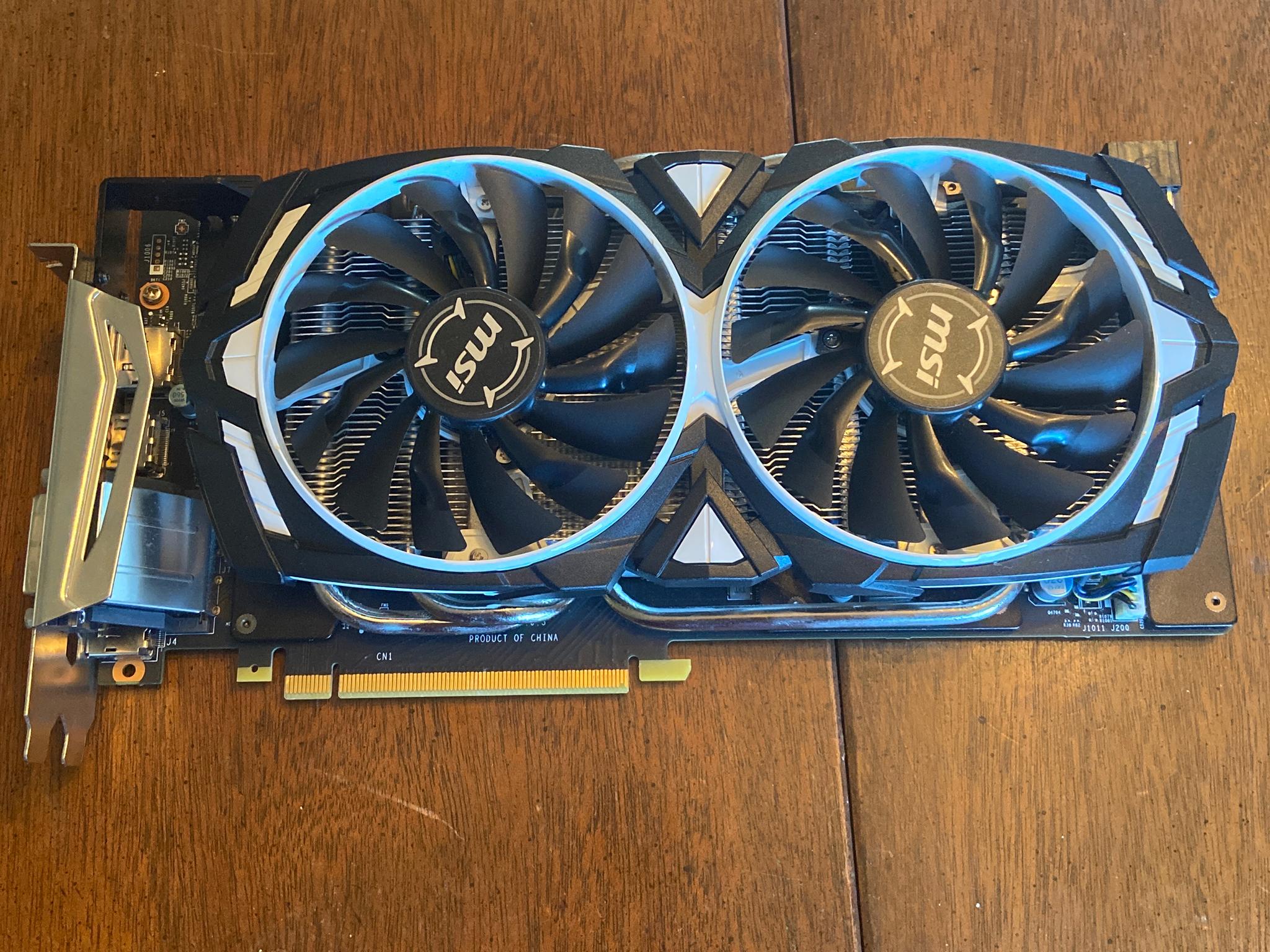 Msi Gtx 1070 8gb armor oc