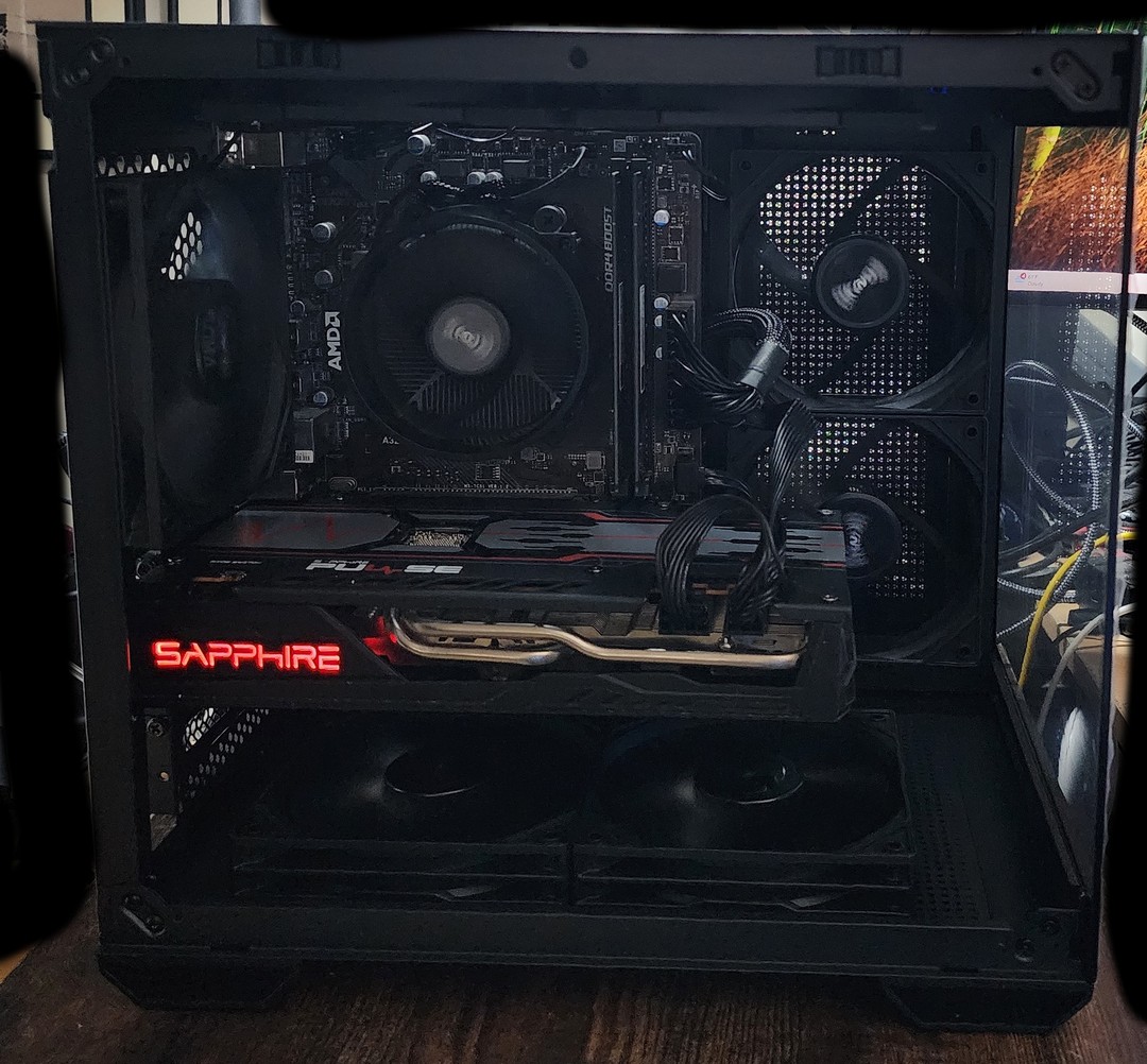 Gaming Retro Gaming Emulation PC AMD Ryzen 5 5500 AMD Sapphire Pulse ...