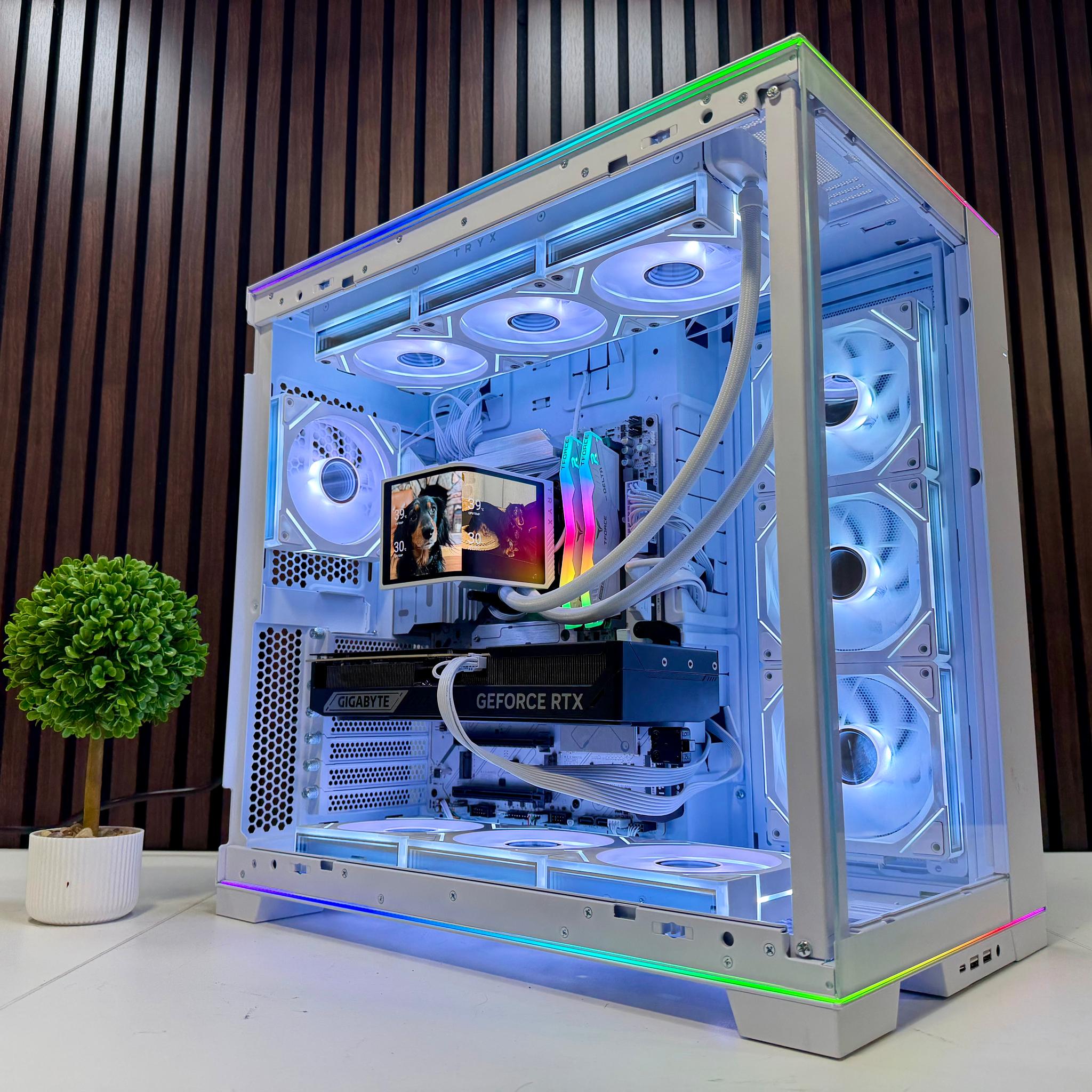 RTX 5070 TI | Ryzen 9800X3D | 64GB DDR5 | 2TB M.2 | 1000 Watt Gold PSU | Tryx LCD AIO