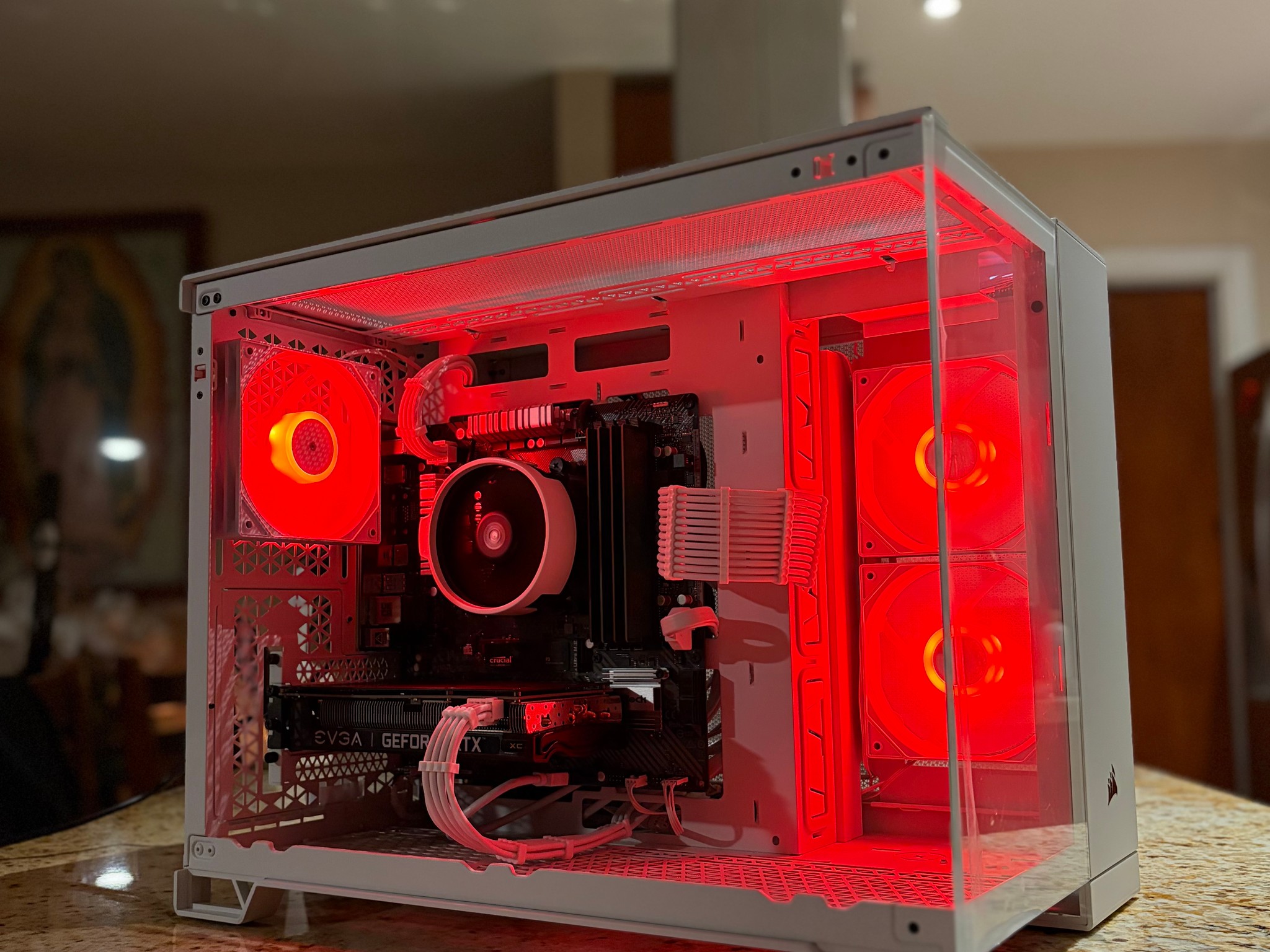 White Gaming PC | 3060TI | Ryzen 5 5500 | 16GB RAM | 1TB SSD | Wi-fi + BT