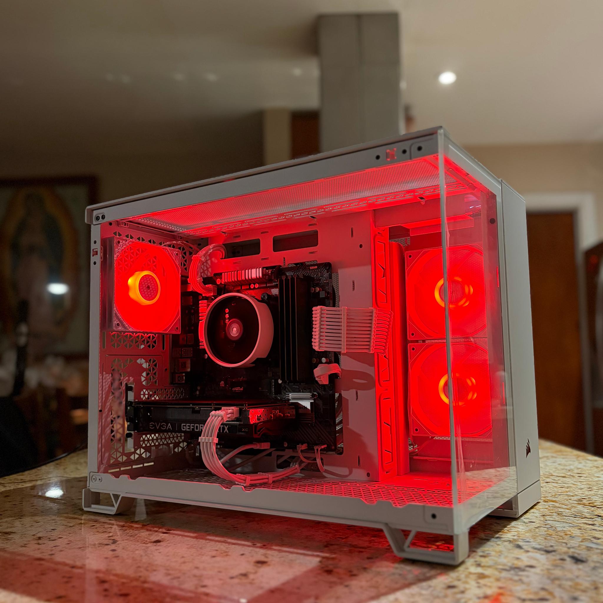 White Gaming PC | 3060TI | Ryzen 5 5500 | 16GB RAM | 1TB SSD | Wi-fi + BT