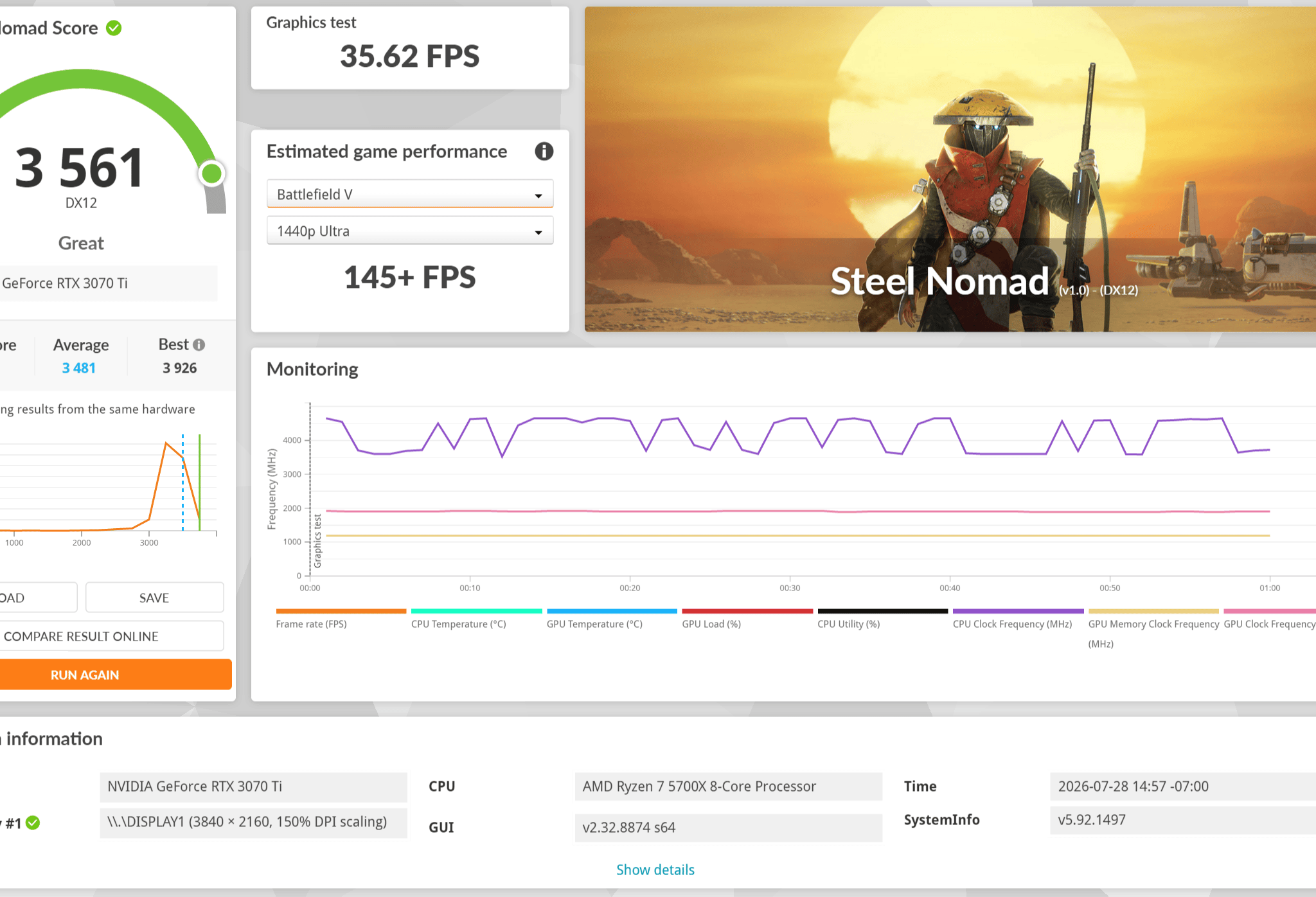 Gaming PC | Ryzen 7 5700x 8-Core | EVGA FTW3 GeForce 3070 TI | DDR4 16GB 3600 | Win 11 Computer