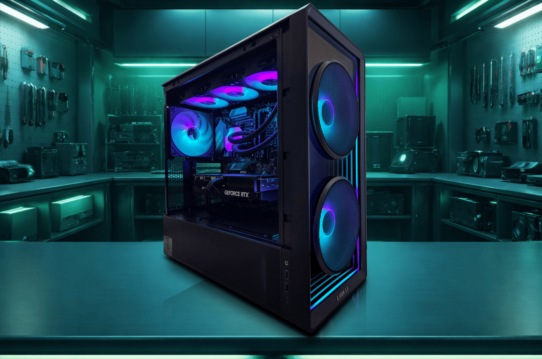 The Inifinity: Pro PC - 5070 TI | Ryzen 7 | 32GB DDR5 | 2TB NVME | 1000W | W11Pro
