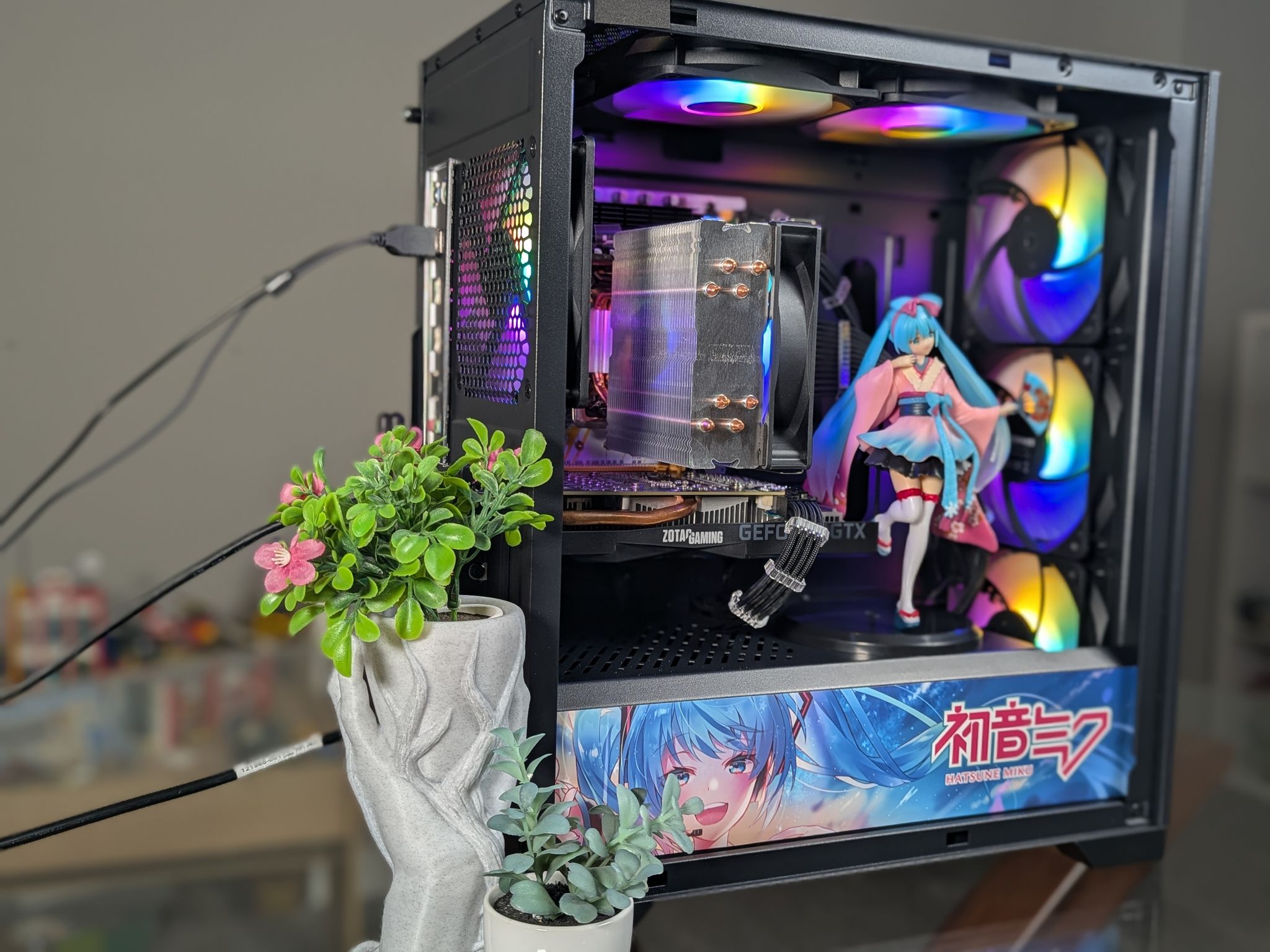 The Hatsune Miku | Intel 14-Core CPU + Nvidia GTX 1660 Super GPU | 16GB RAM | 1080p Gaming PC