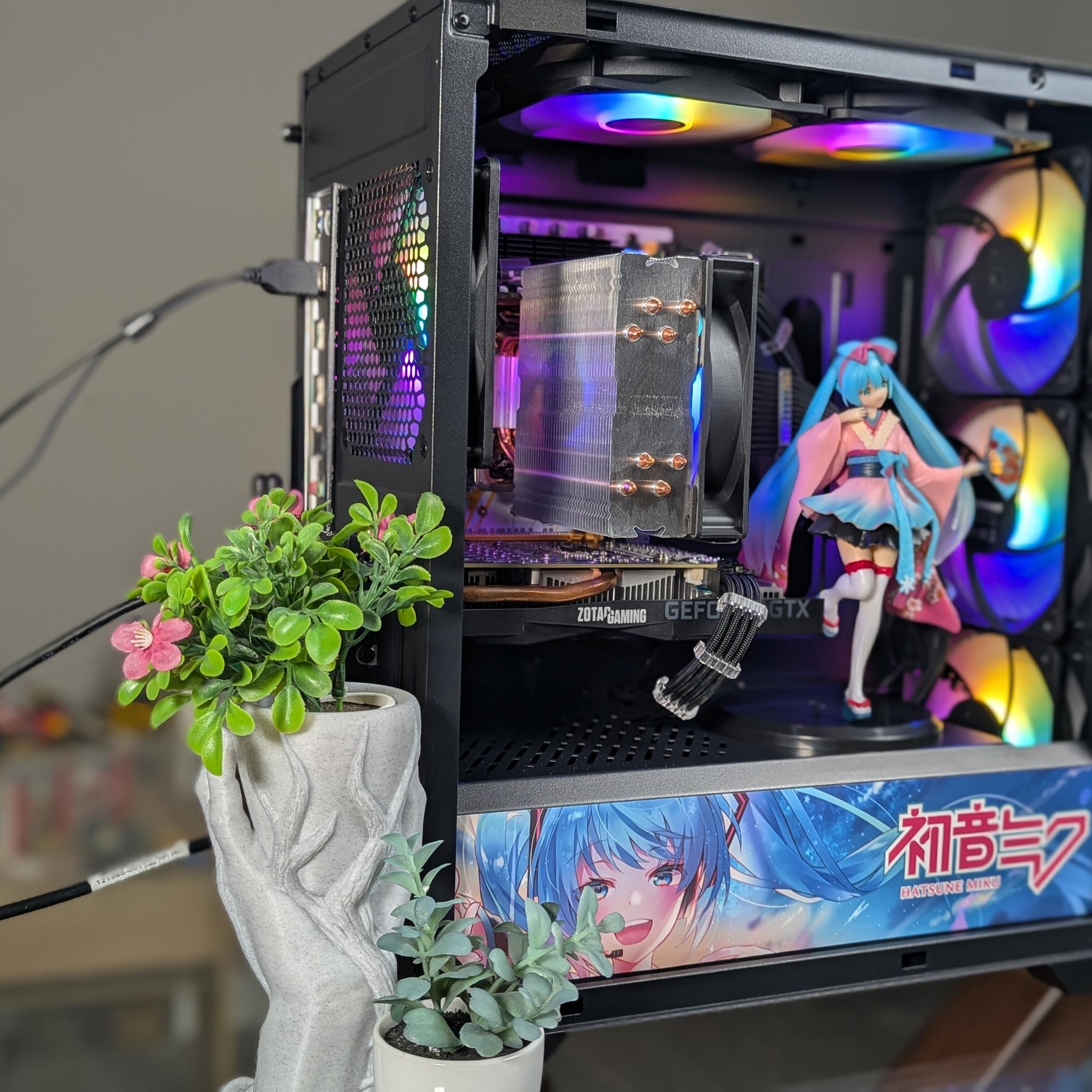 The Hatsune Miku | Intel 14-Core CPU + Nvidia GTX 1660 Super GPU | 16GB RAM | 1080p Gaming PC