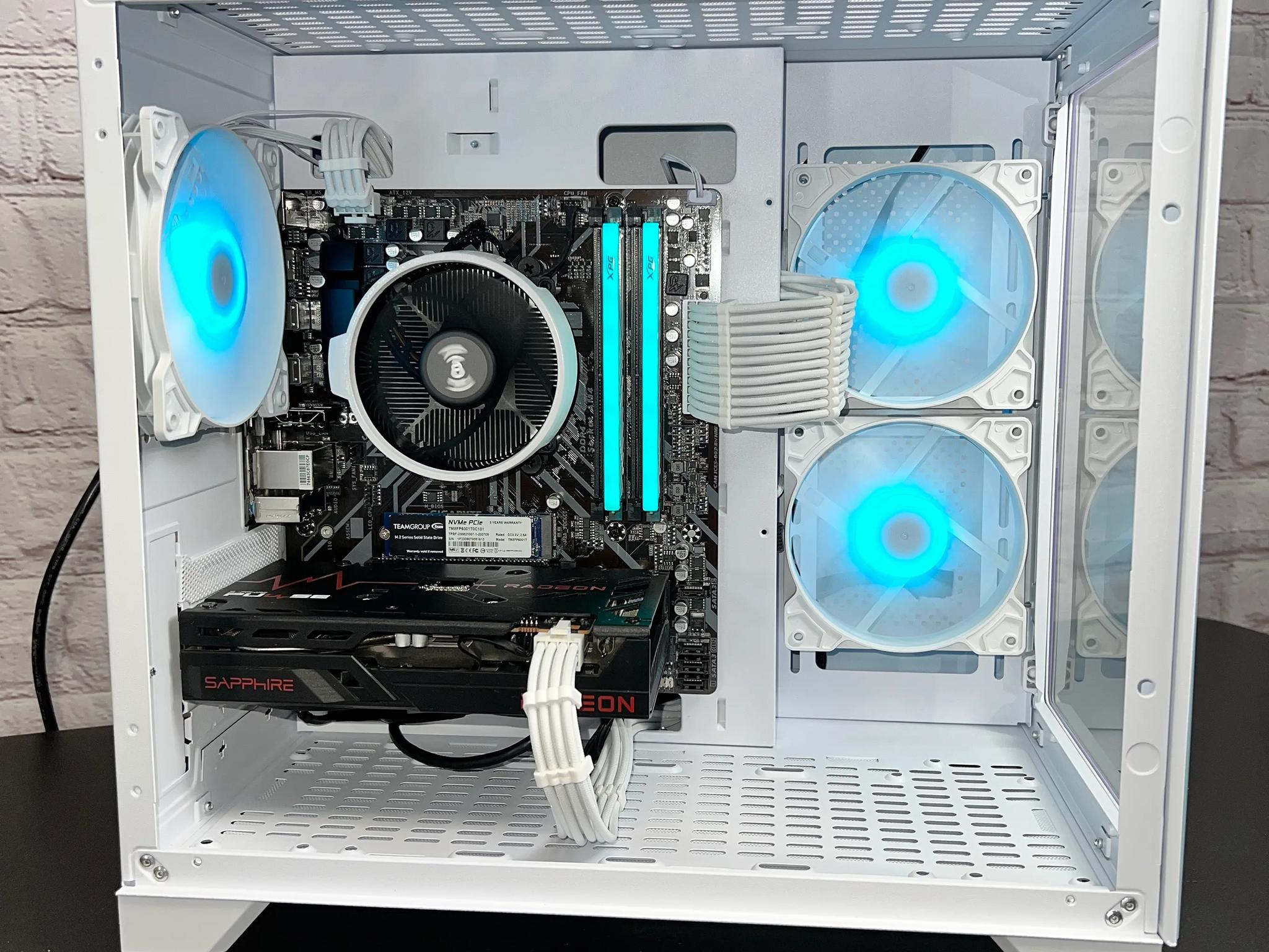 Ryzen 5 3600 RX 6600 16GB RAM 1TB M.2 Wifi 5 Bluetooth Window 10 Gaming PC