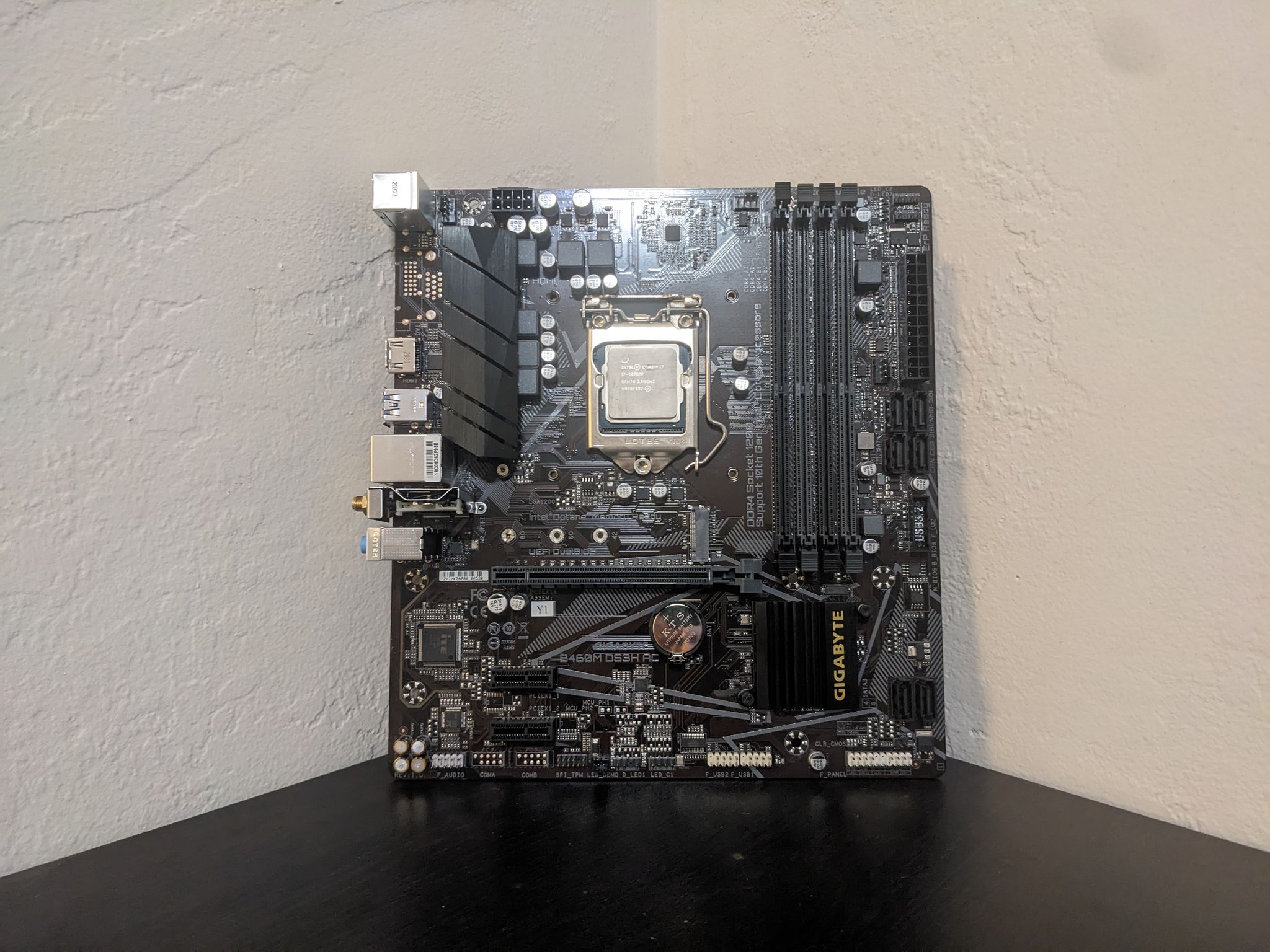 I7-10700f mobo combo