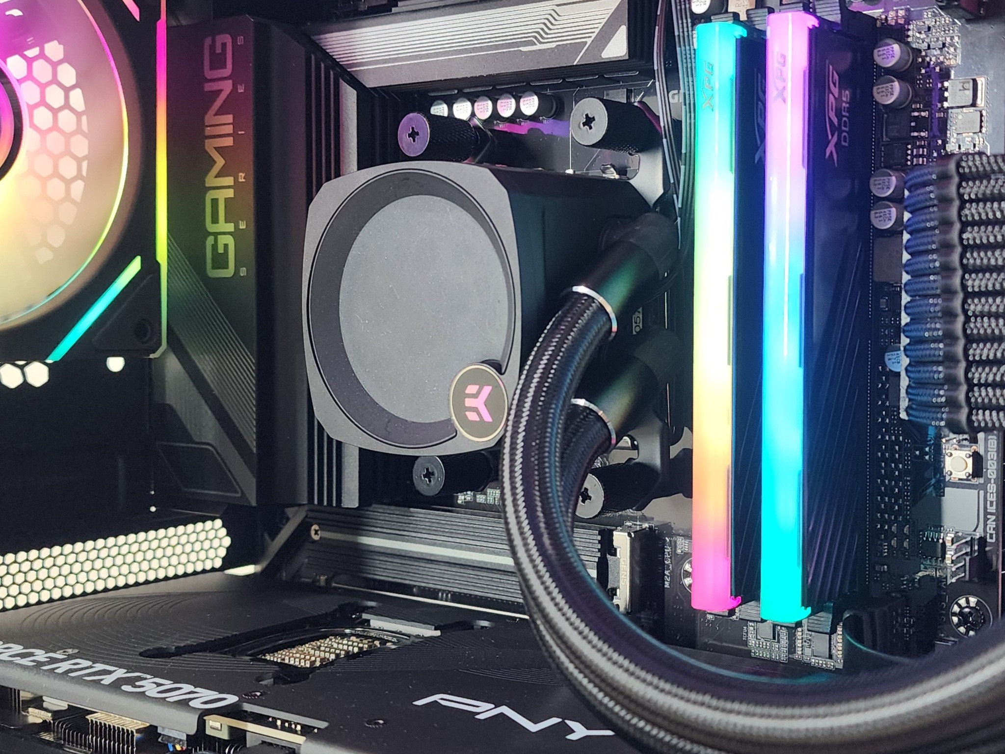Gaming PC Ryzen 7 7700 32GB RAM 1TB SSD RTX 5070 12GB Windows 11 Computer
