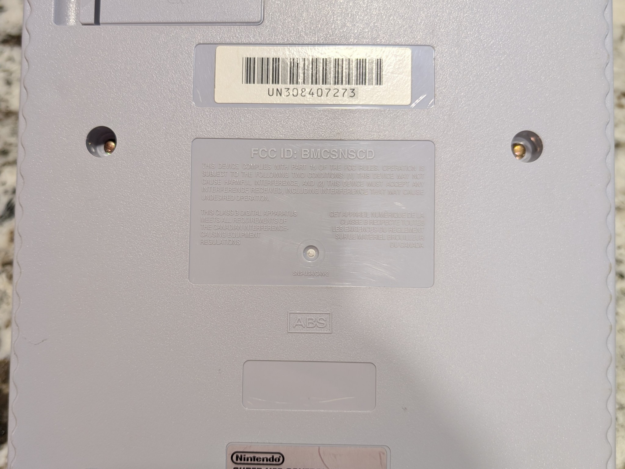 Super Nintendo SNES 1CHIP-01 Console, SMW Game, Controller, OEM AC/AV Bundle