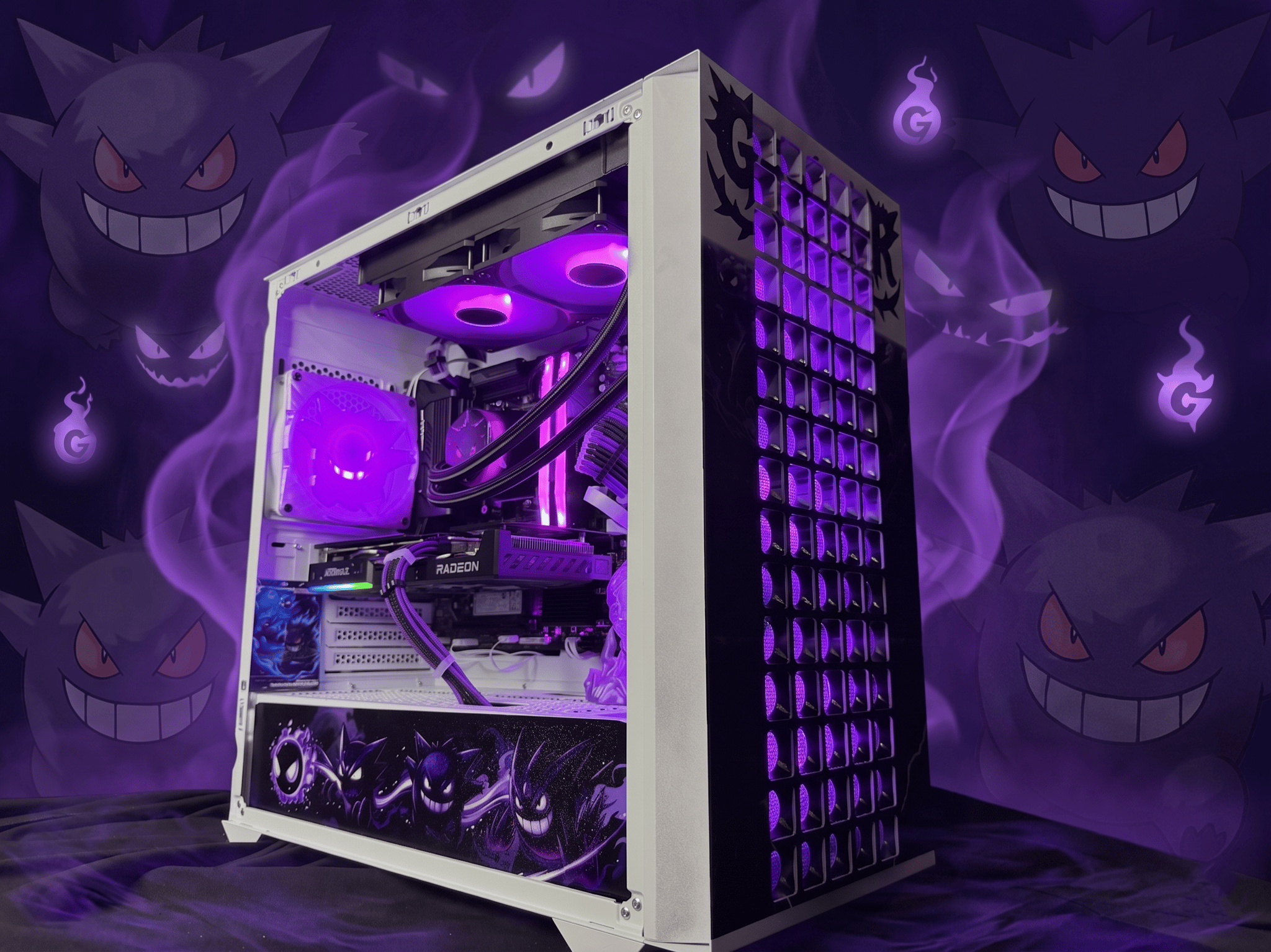 👻💜 GENG GANG 96 💜👻Ryzen 5 9600X| RX 9060XT 16GB| 32 GB DDR5| 1.25 TB NVMe| 650W PSU