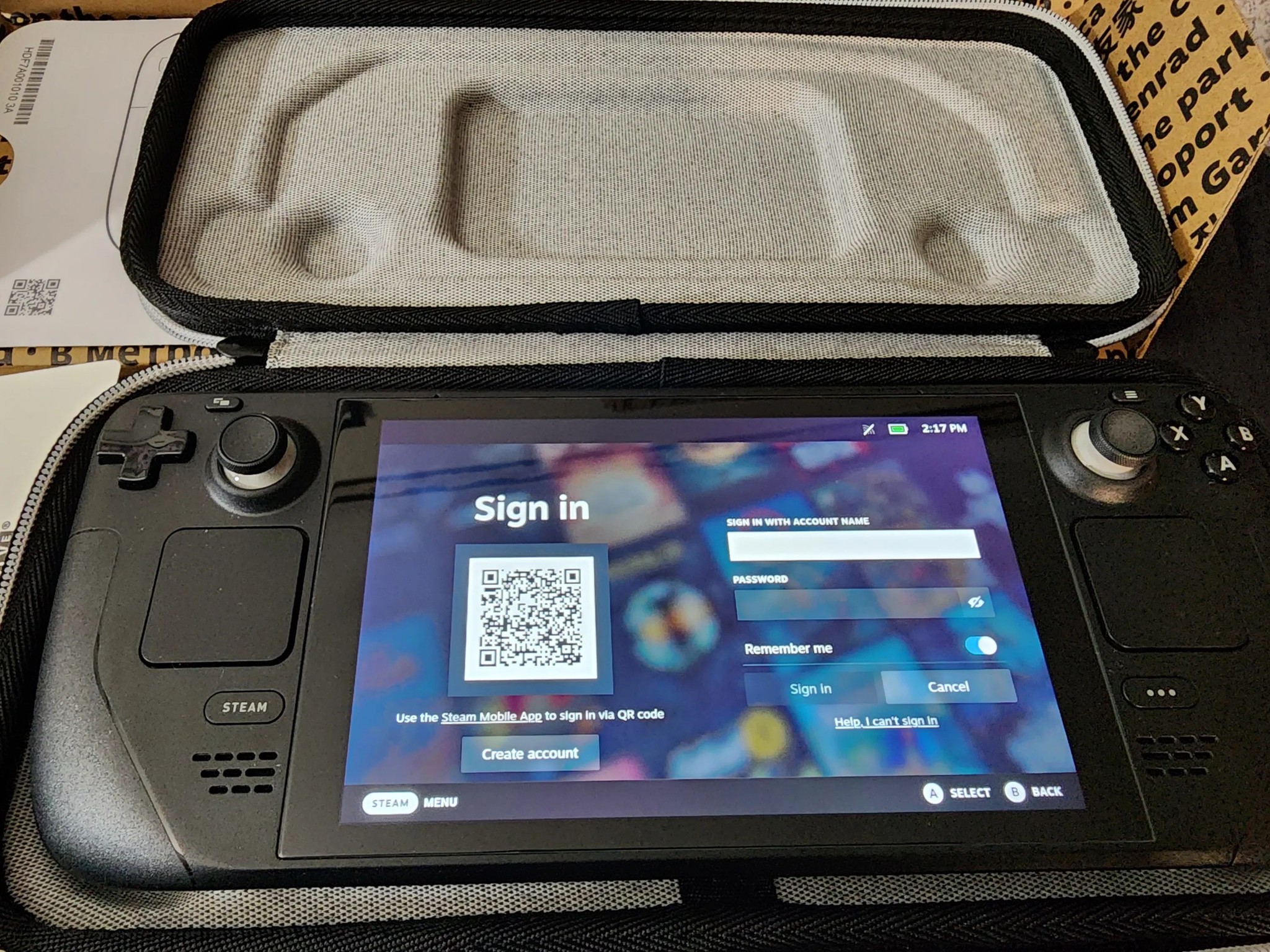 Steam Deck 500GB OLED Screen In original box.  Like New less than a hour of use.