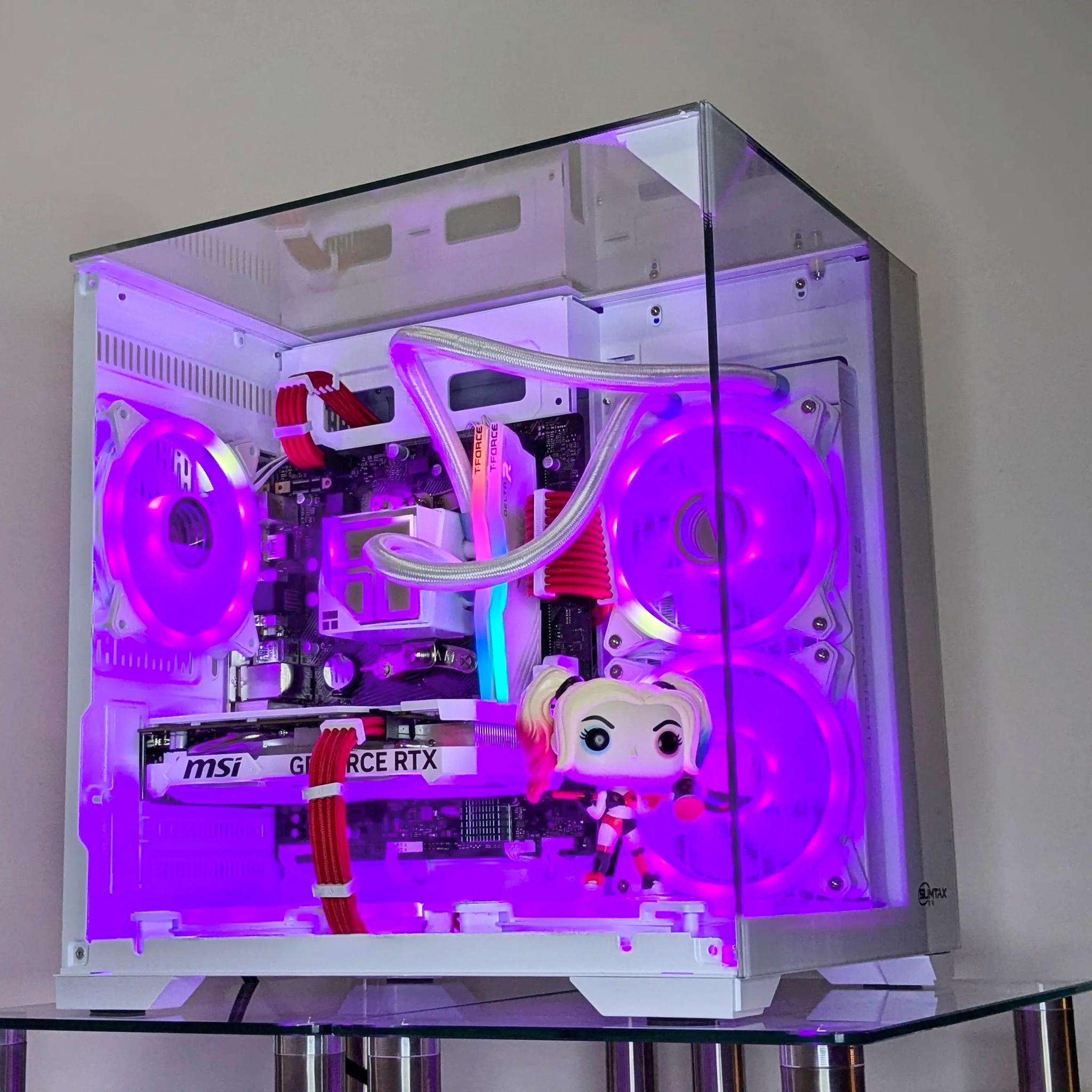 ❤️🤍🖤Harley Quinn♦️♠️RTX 4060❤️Ryzen 5 5600❤️32GB RAM❤️1TB NVMe/PCIE Gen 4.0❤️Windows 11 Pro