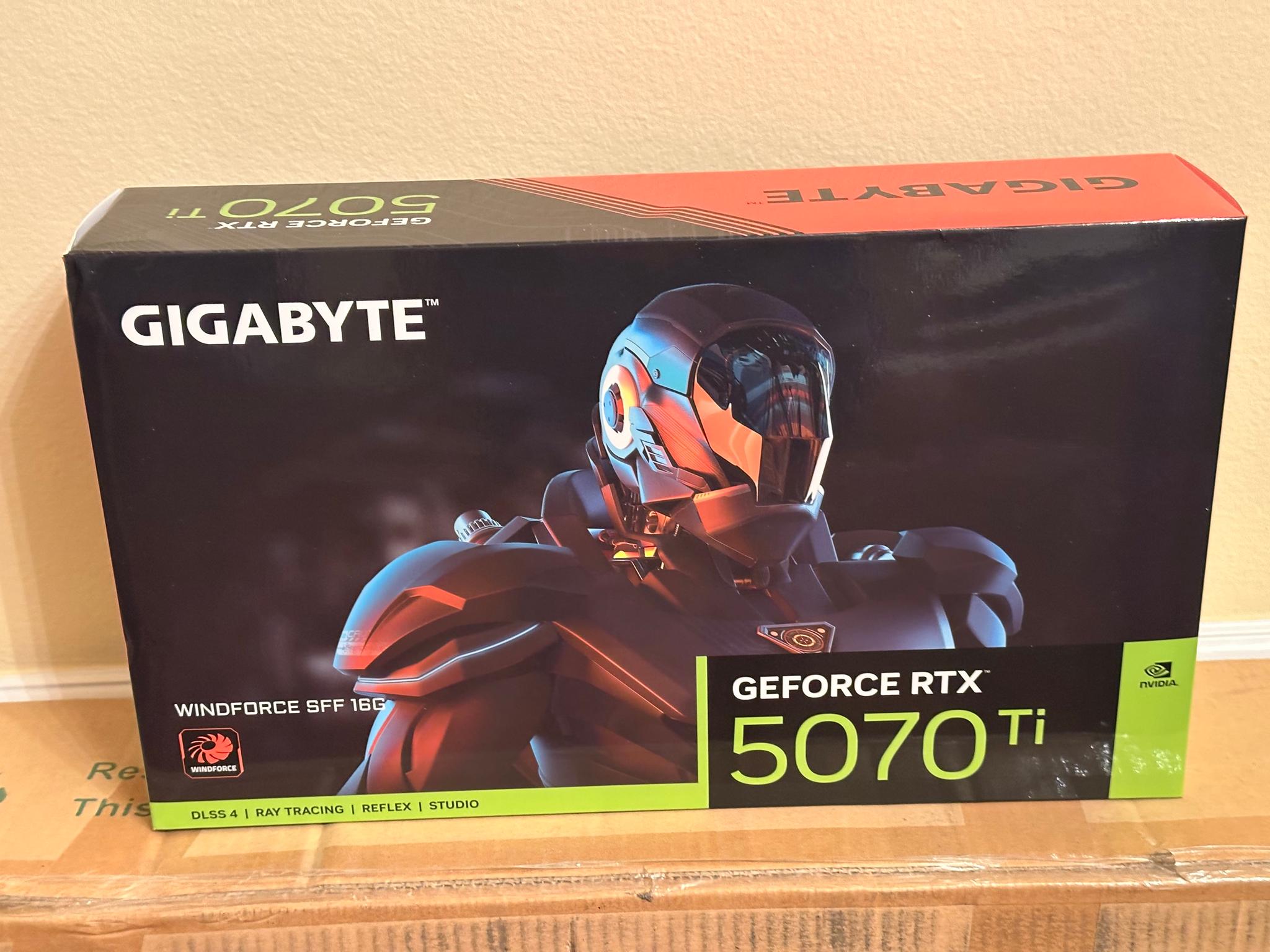 GIGABYTE GeForce RTX 5070 Ti WINDFORCE OC 16G