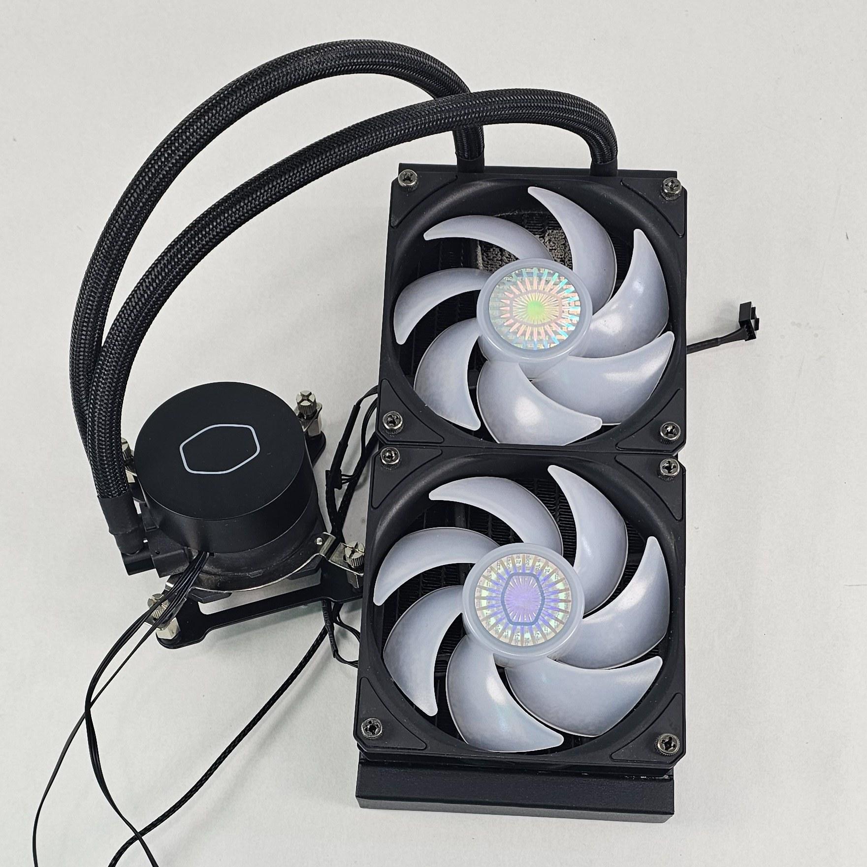 240mm AIO Cooler Master RGB CPU Liquid Cooler for Intel LGA1700
