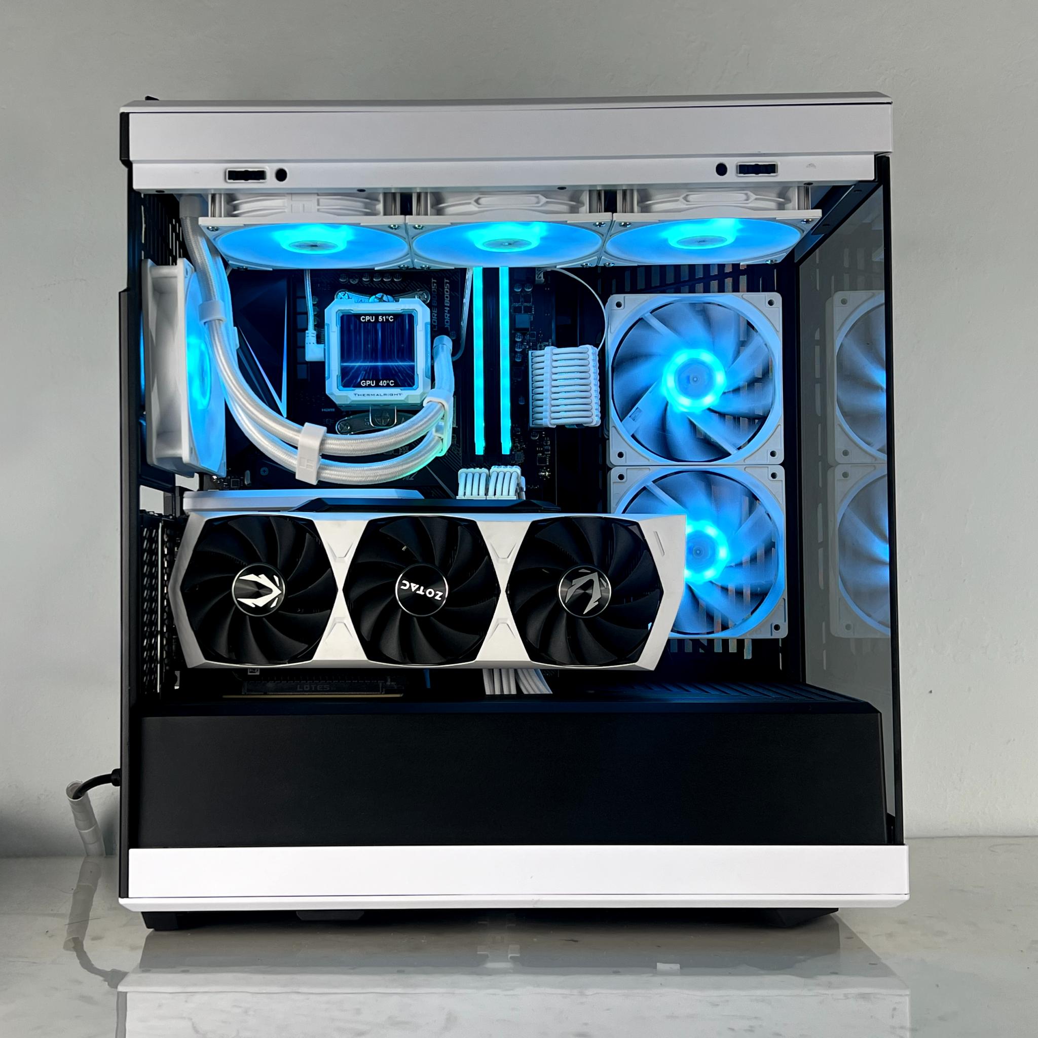 ❄️ 4K Gaming PC❄️  - RTX 3090 24GB, Ryzen 7 5700X3D, 64GB DDR4, 1TB NVMe