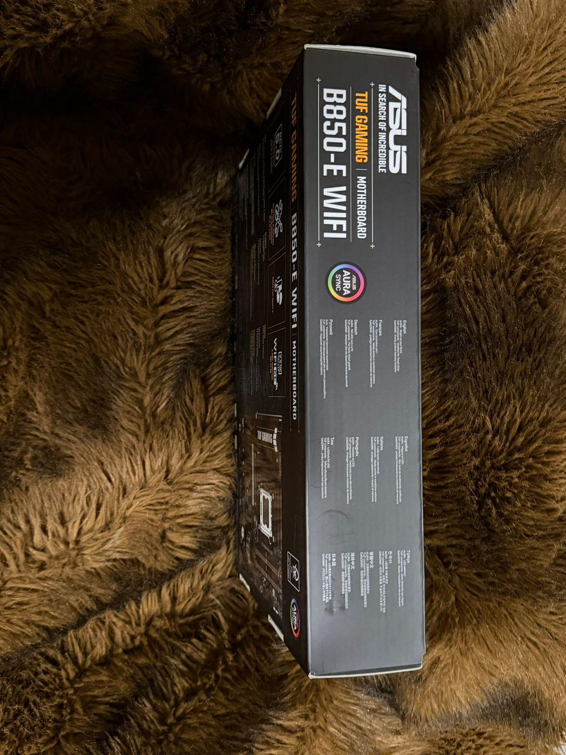 ASUS TUF GAMING B850-E WIFI6E AMD AM5 ATX Motherboard Unopened Box New
