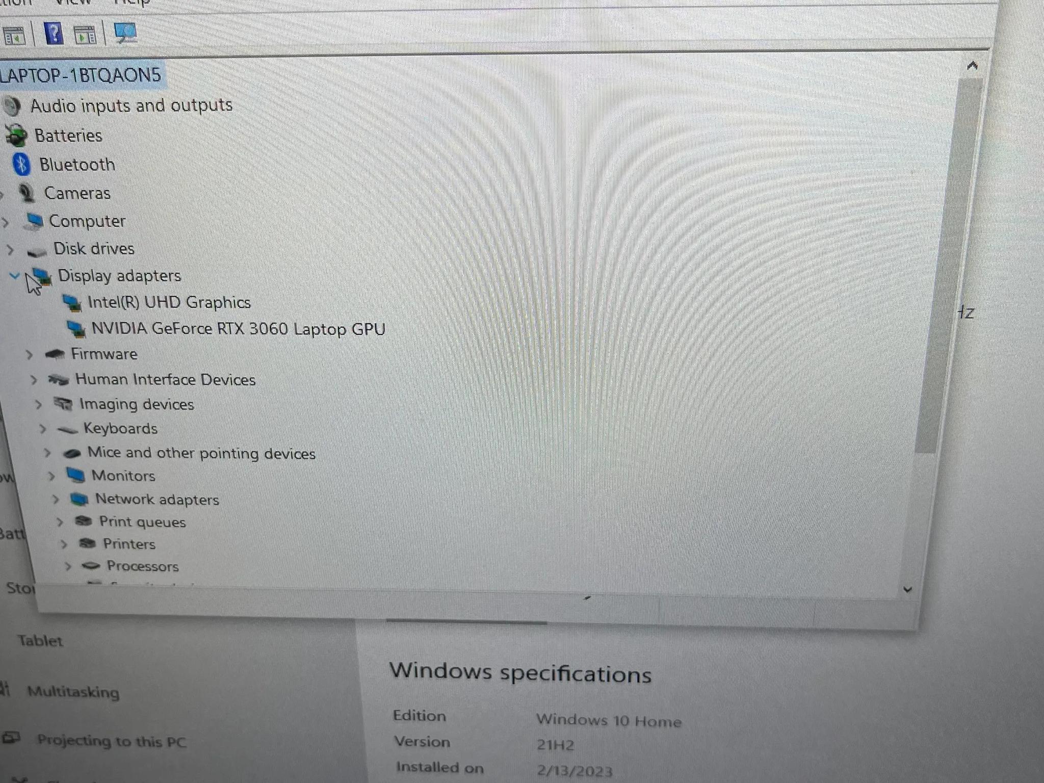 Acer RTX 3060 i7 11800 Laptop -1080p 144Hz 3ms 16GB RAM - 512GB SSD+1 TB SSD