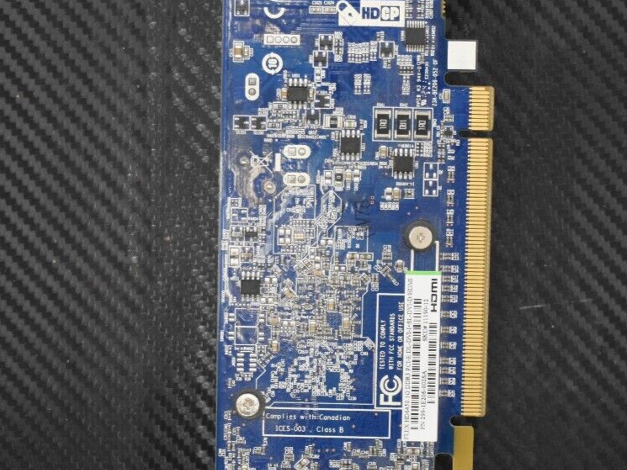 Sapphire Flex AMD Radeon HD 6450 1GB GDDR3 Graphics Card - HDMI, DVI