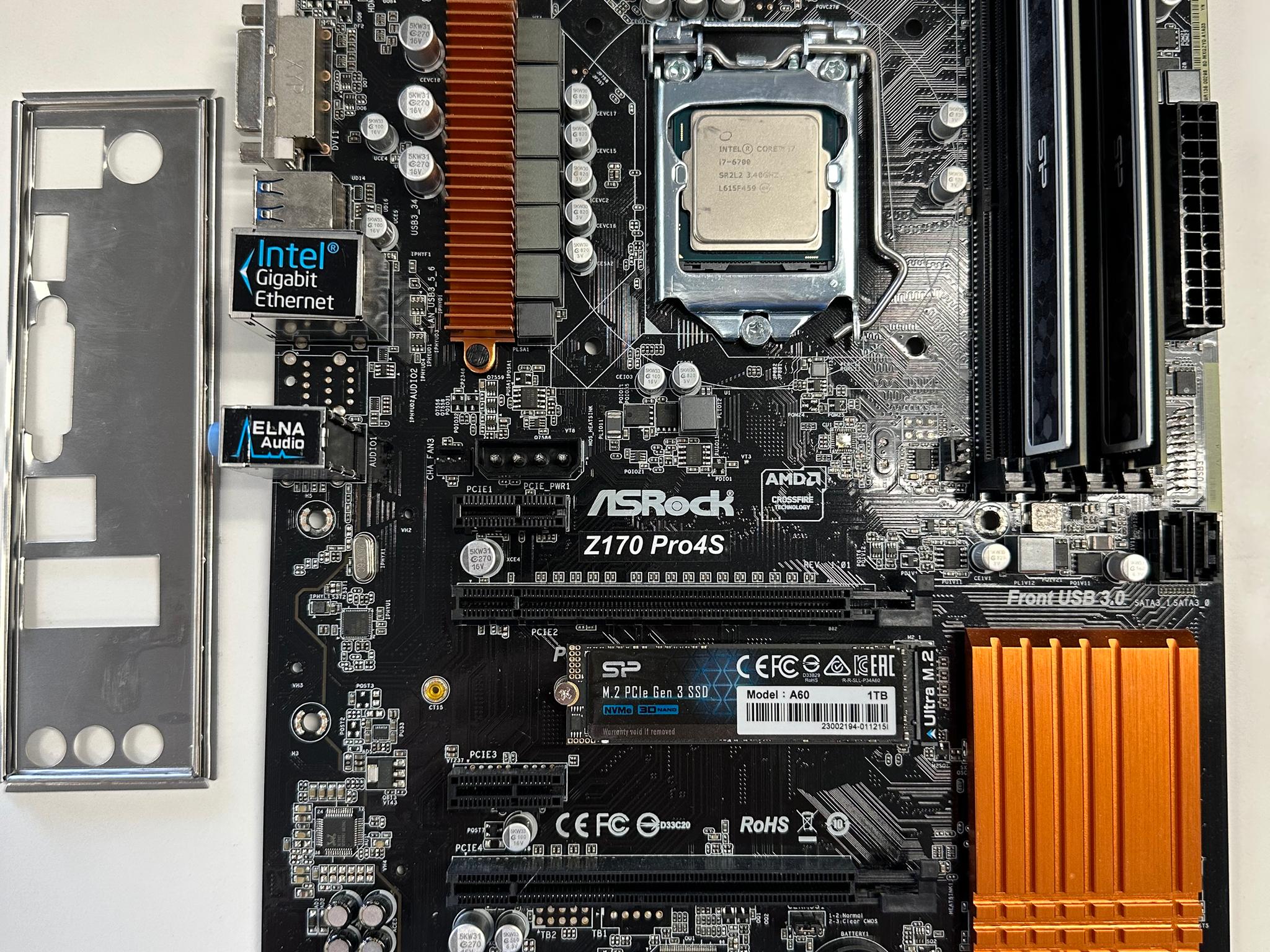 i7 6700 - Z170 - 32gb RAM - 1tb NVMe Combo