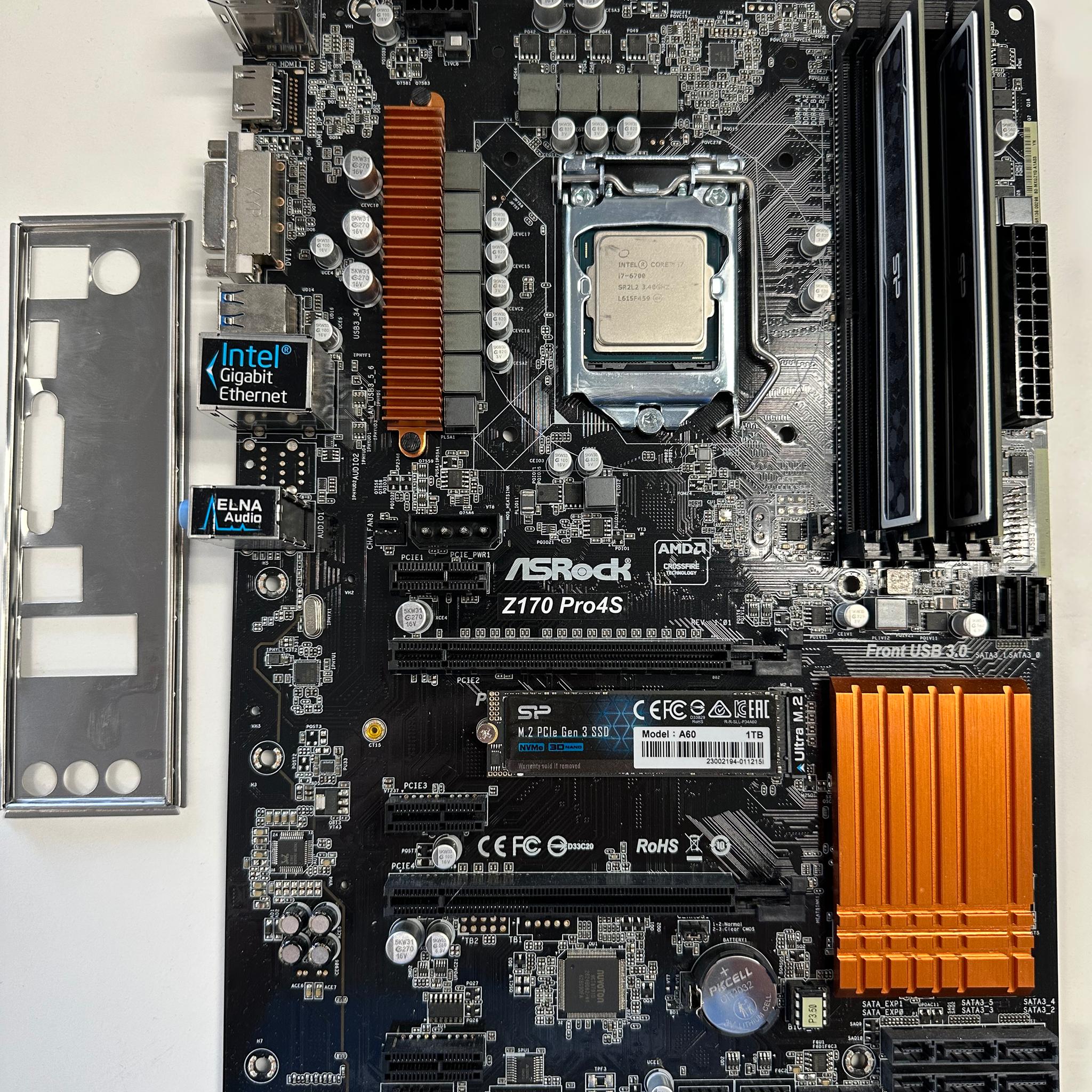 i7 6700 - Z170 - 32gb RAM - 1tb NVMe Combo