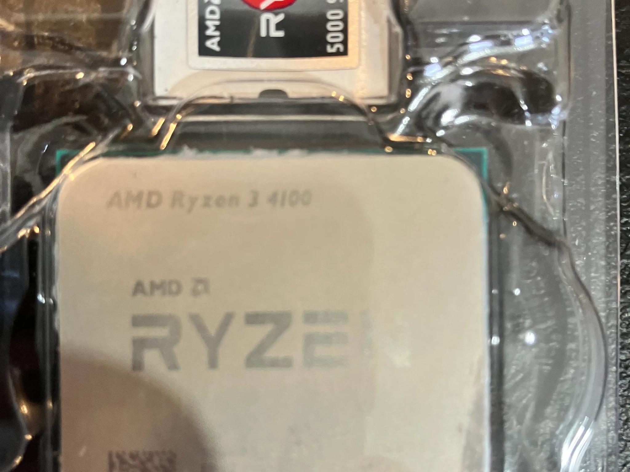 AMD Ryzen 3 4100 4 Core 8 Thread W/Out CPU cooler