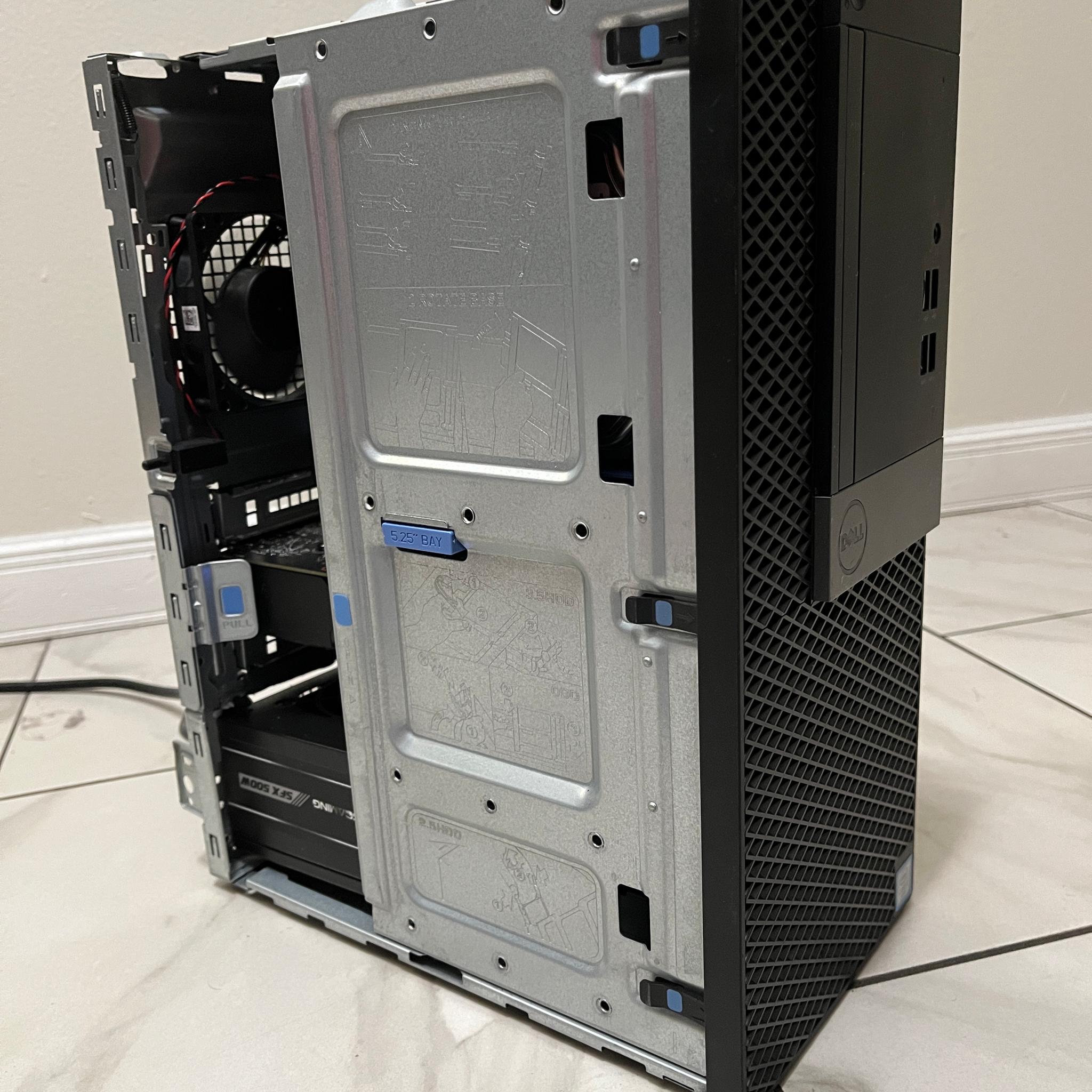 NVIDIA RTX 2070, Intel i7-6700, 16GB RAM, 1.1TB Storage - Dell Modded Gaming PC w/ Wi-Fi & BT